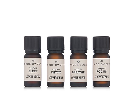 Made by Zen Set of 4 Essential Oils Gift Set