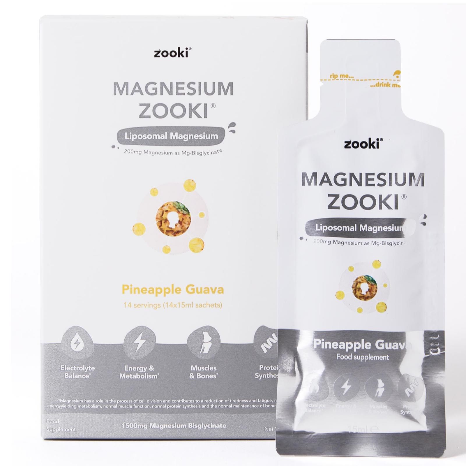 Zooki Magnesium Sachets 4 Week Supply