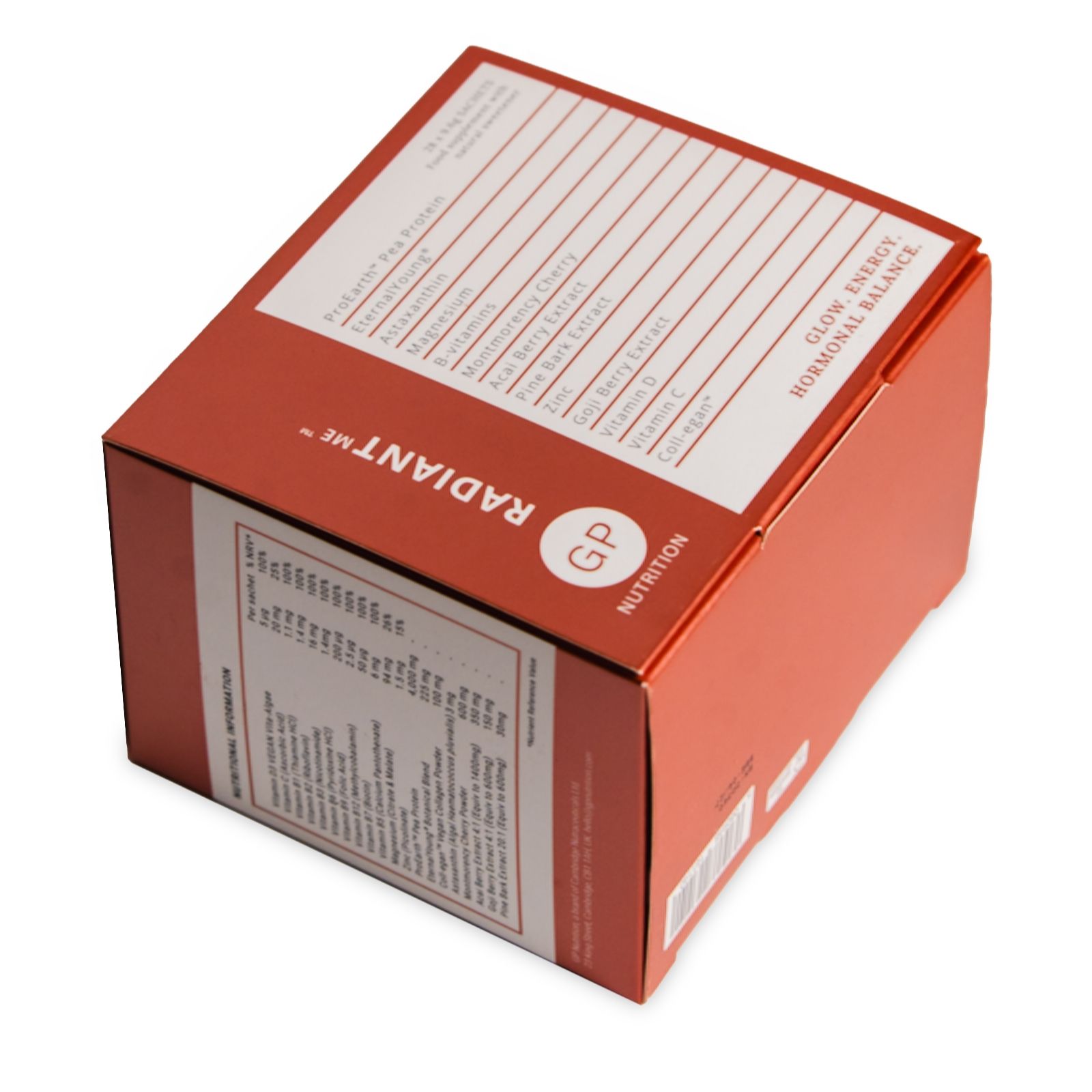 GP Nutrition RadiantMe 4 Week Supply