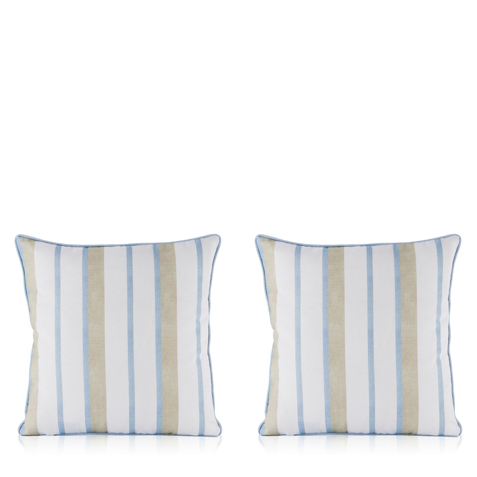 Outlet abode Set of 2 Stripe Cushions 45cm