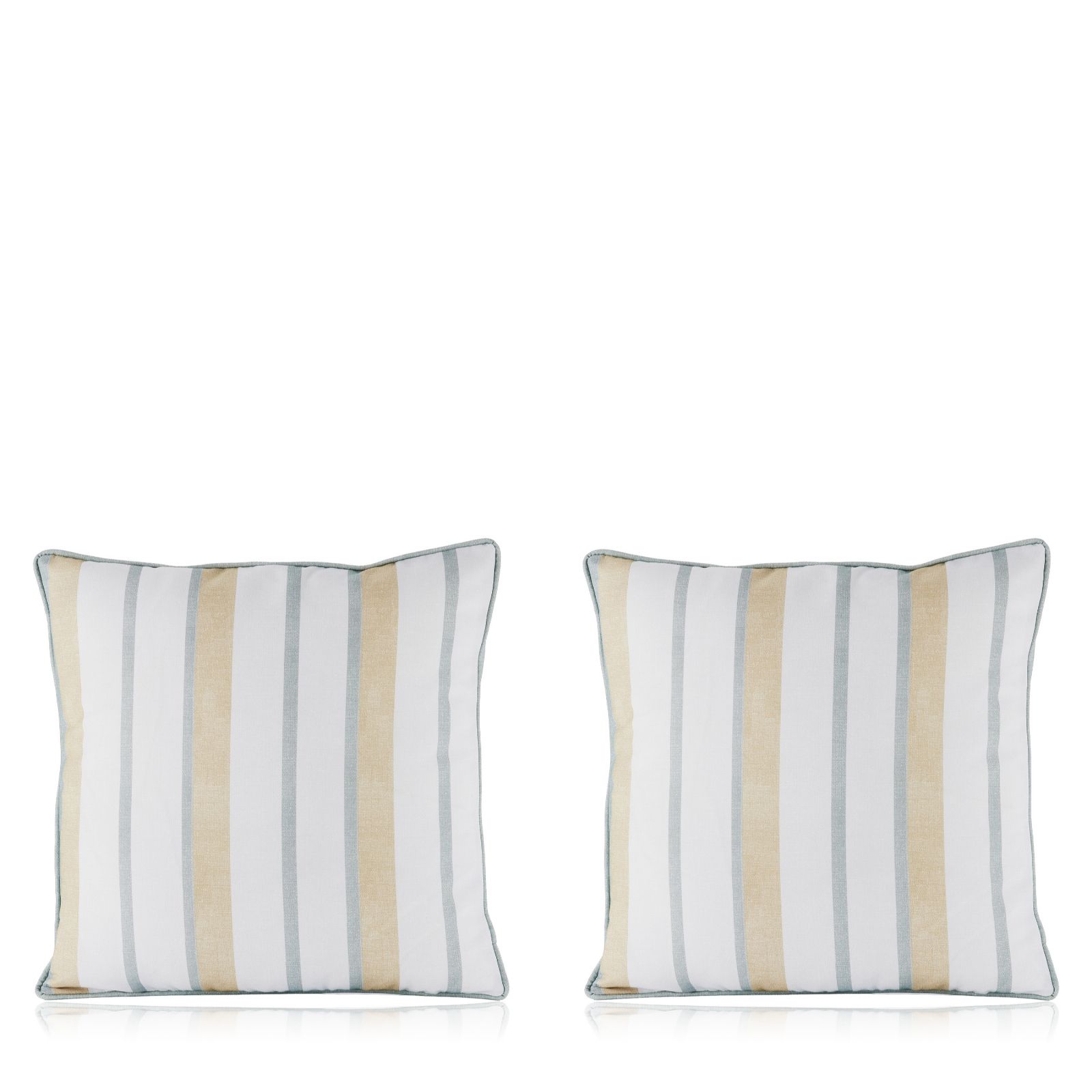 Outlet abode Set of 2 Stripe Cushions 45cm