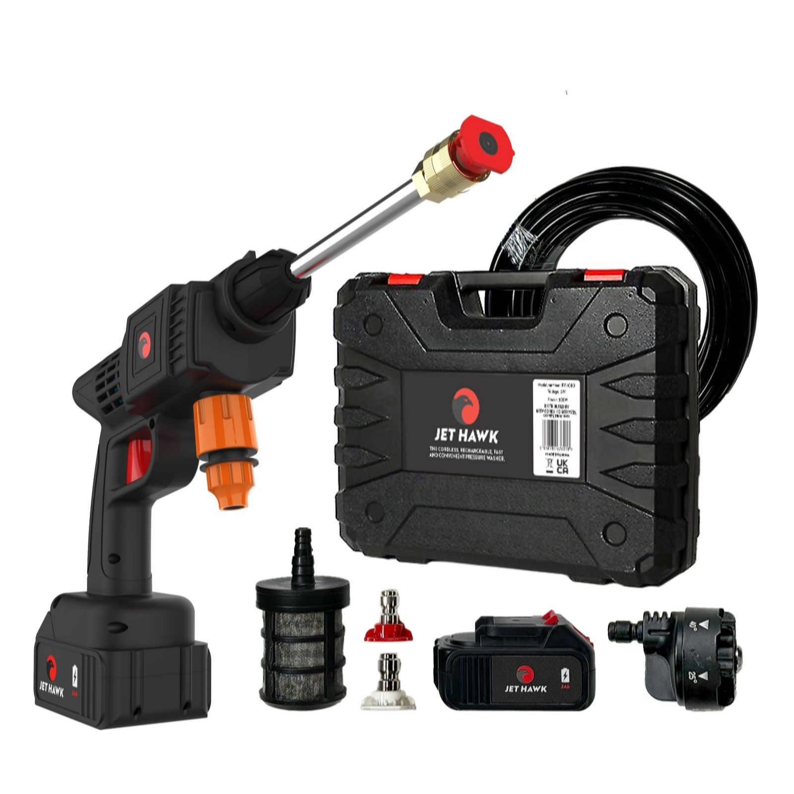  Drew & Cole Jet Hawk Cordless Portable Pressure Washer