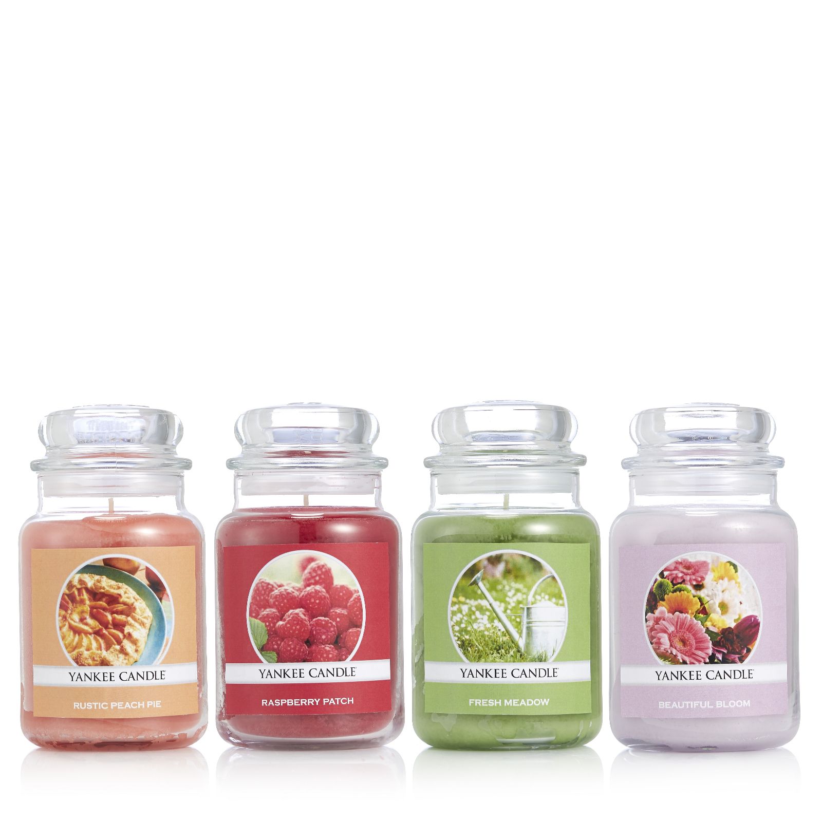 Yankee Candle Set of 4 USA Special Collectors Edition Large Jars QVC UK