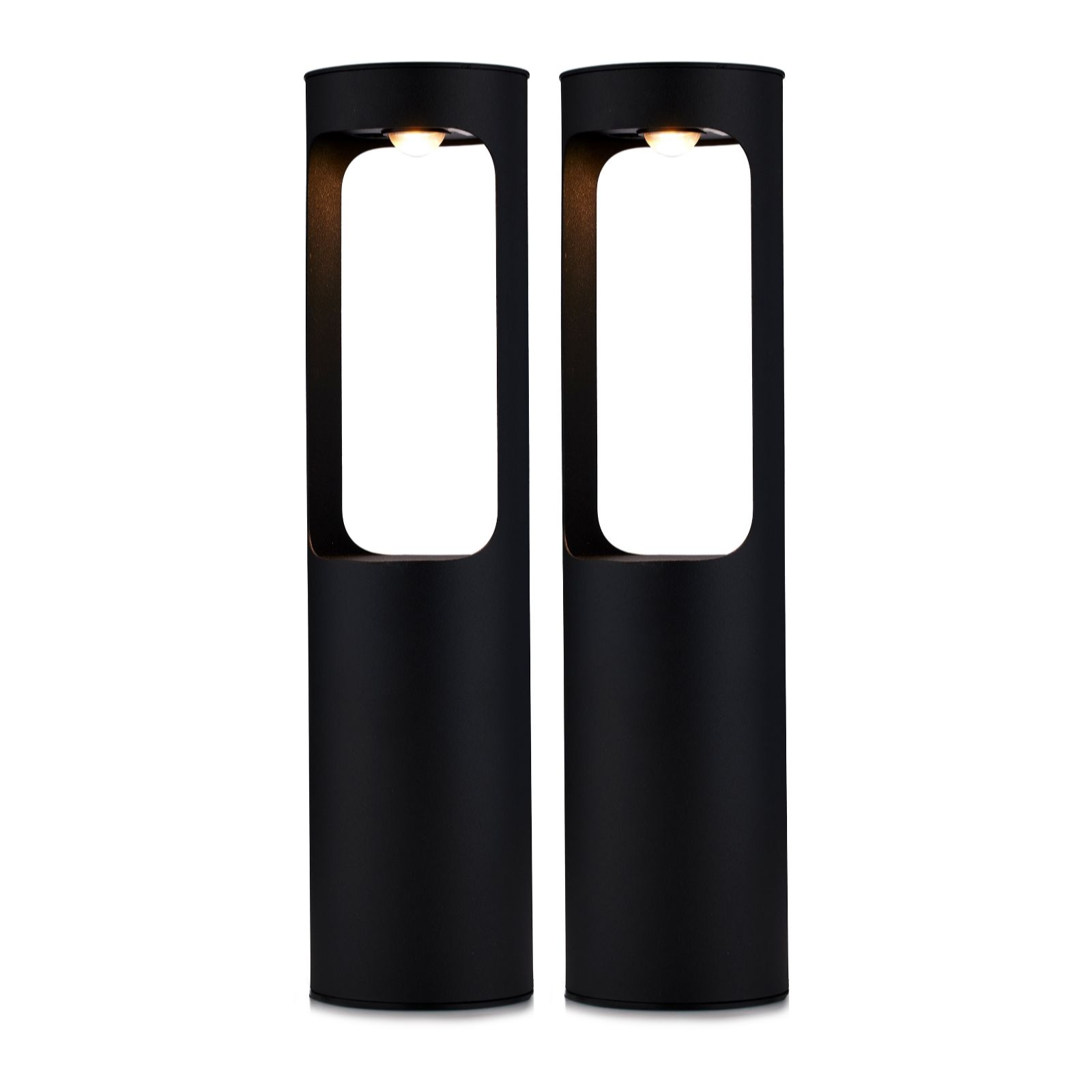 My Garden Stories Set of 2 Black Modern Post Lights