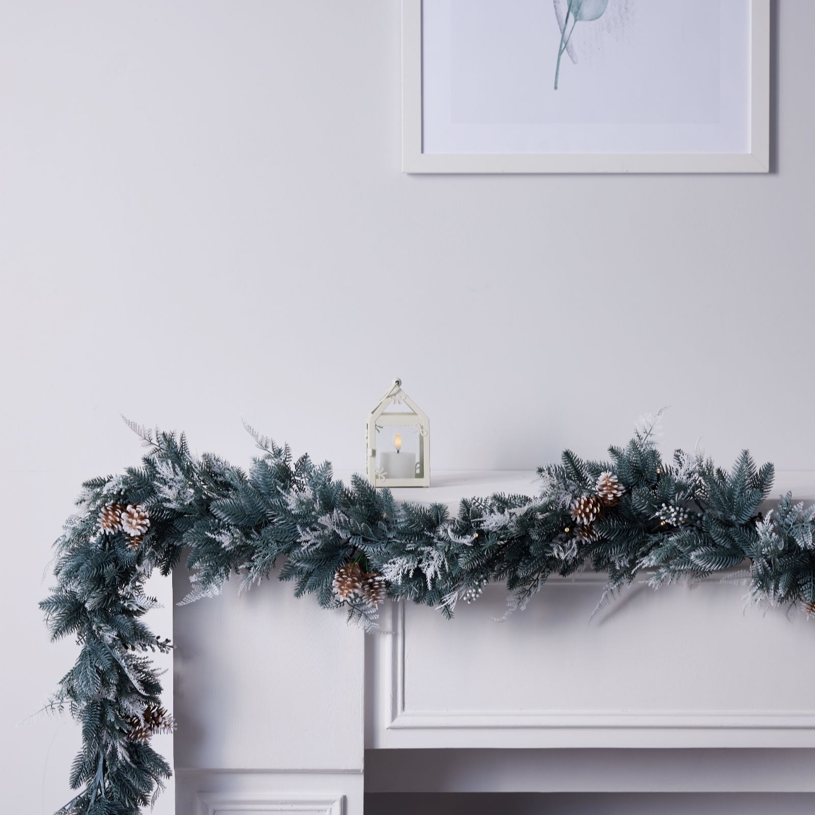 Outlet Garden Reflections Door Collection' 180cm Pre-Lit Outdoor Garland