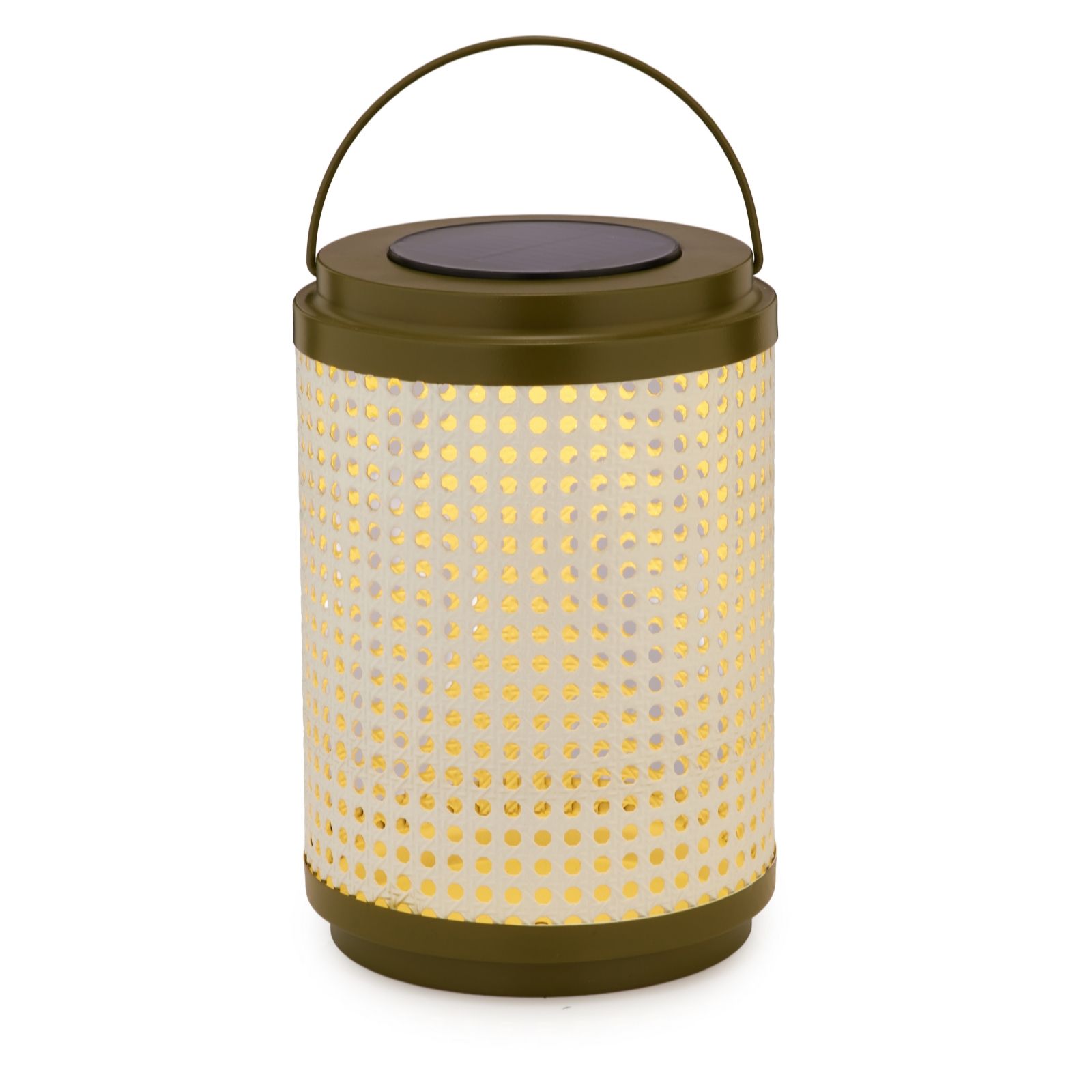 Outlet Garden Stories Studio 70 Cylinder Outdoor Solar Lantern