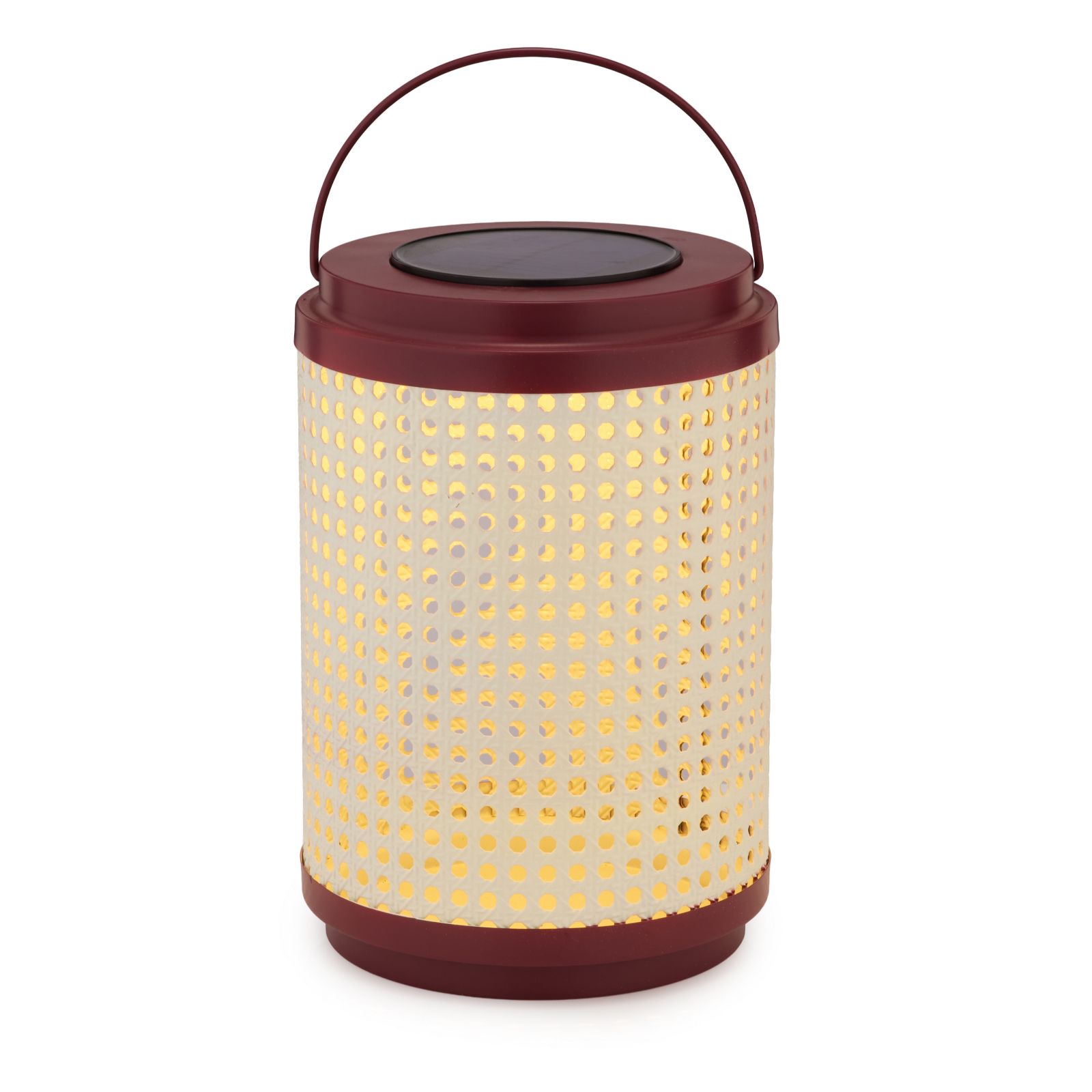 Outlet Garden Stories Studio 70 Cylinder Outdoor Solar Lantern