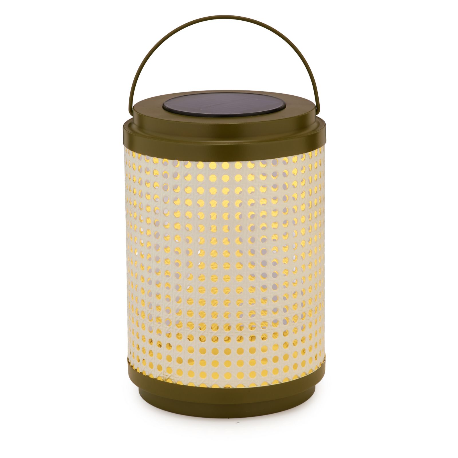 Outlet Garden Stories Studio 70 Cylinder Outdoor Solar Lantern