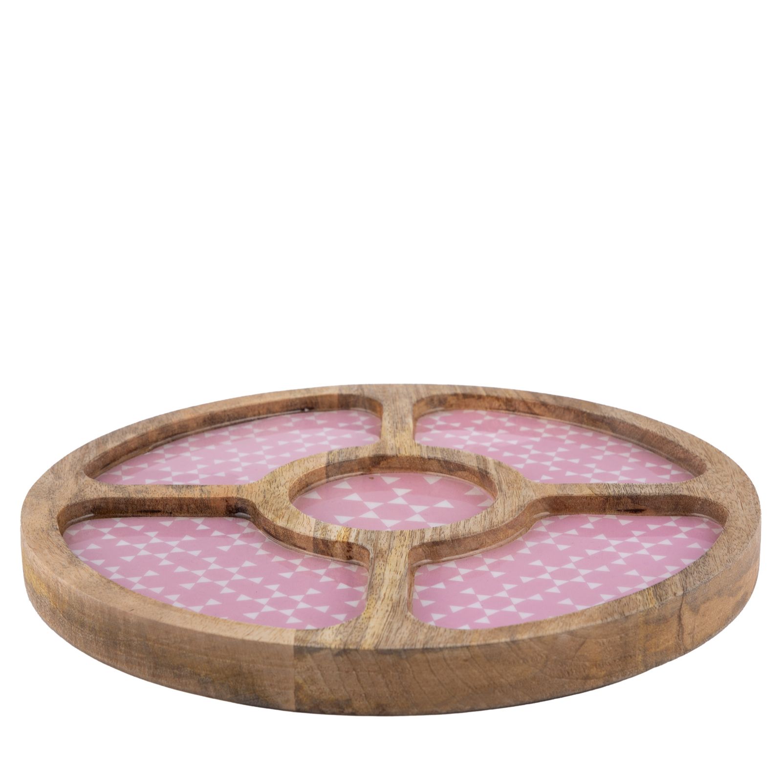 Garden Stories Sorbet Collection Mango Wood Tile Design Serving Platter
