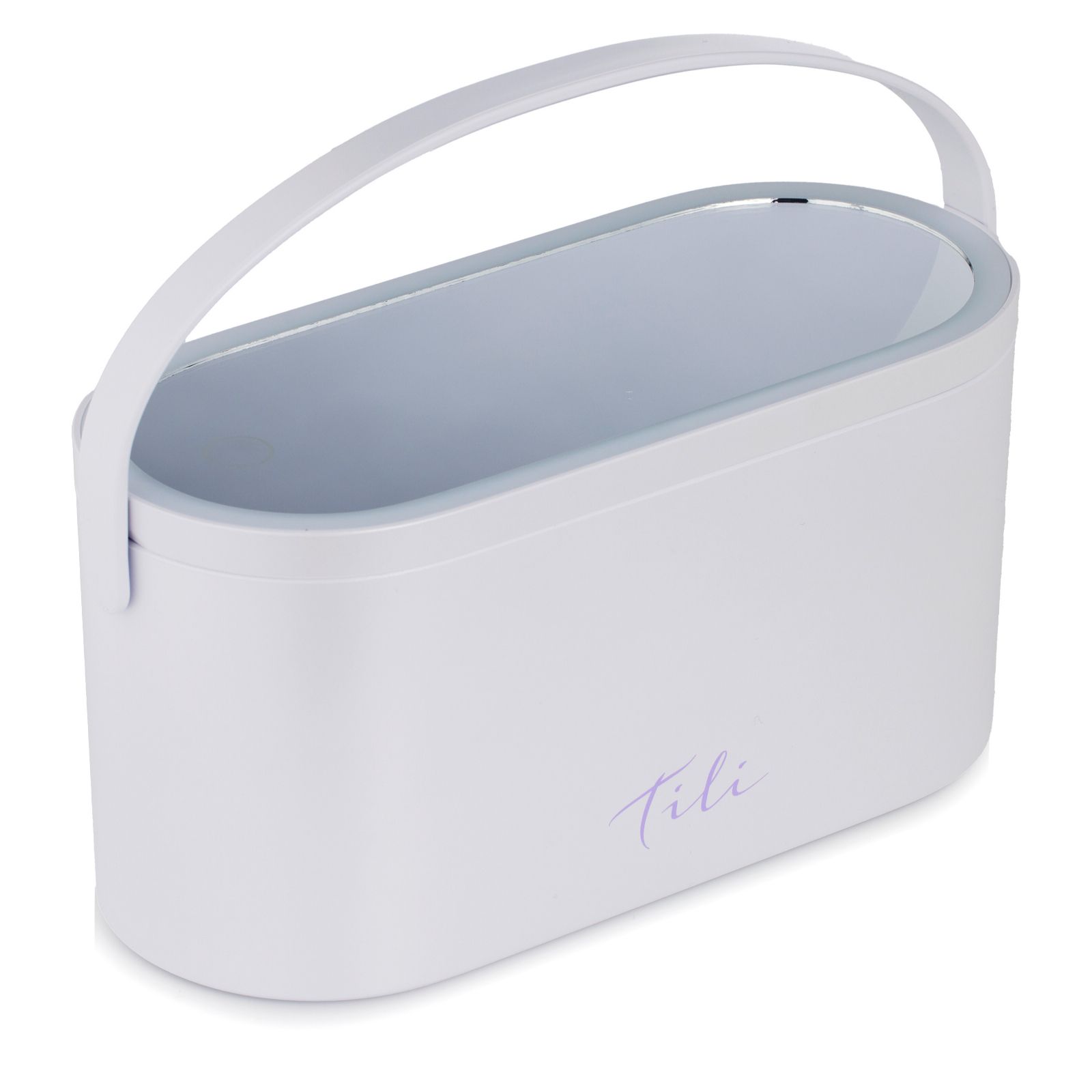 Outlet Tili Pearlescent Storage Box with LED Mirror