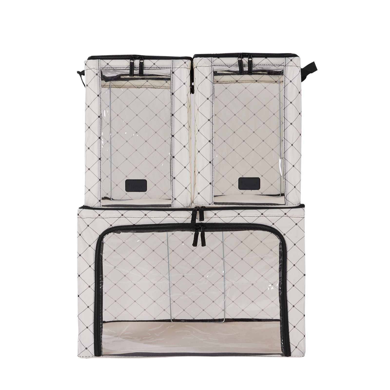 Periea Set of 3 Printed Nestable Storage Boxes