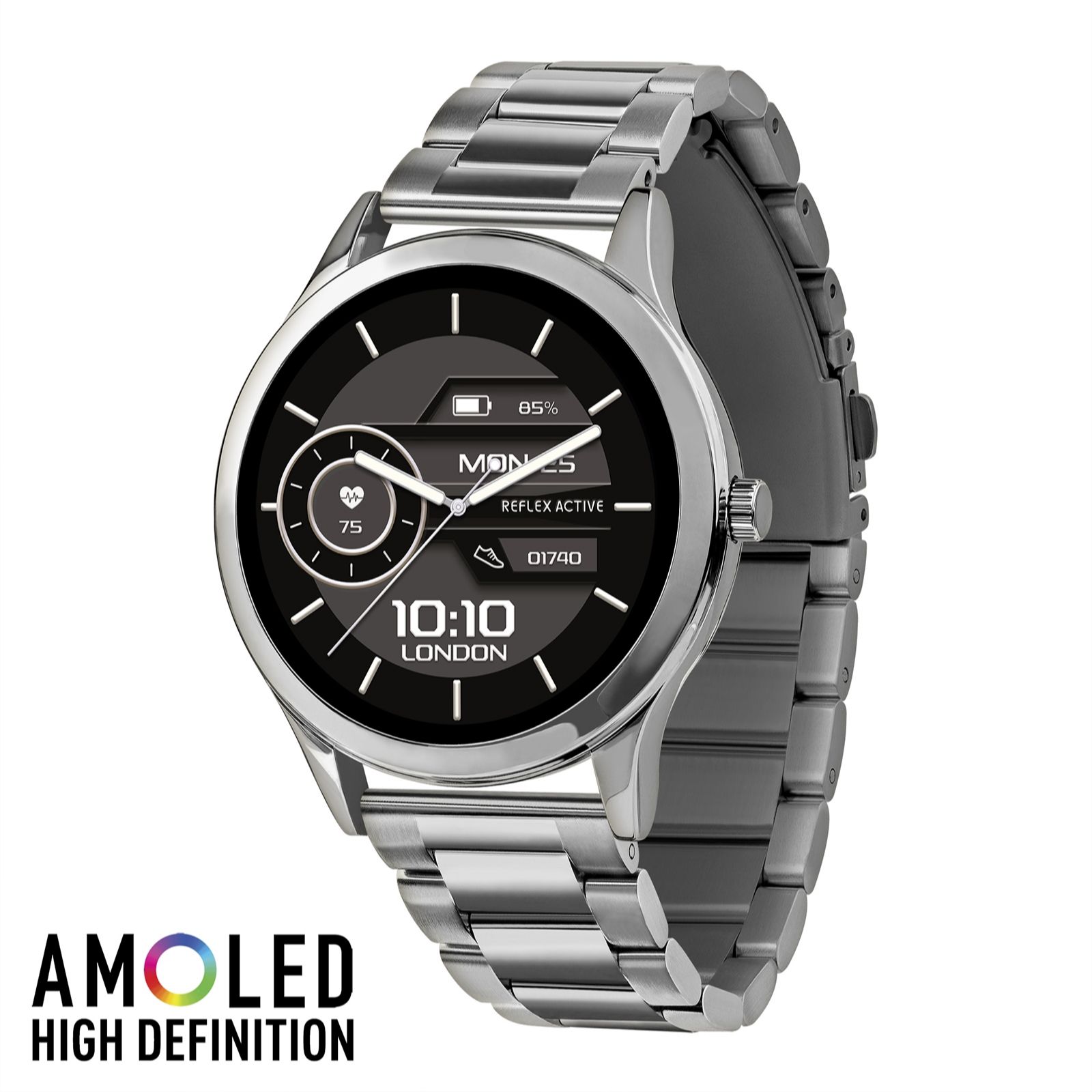 Reflex Active Series 31 Stainless Steel Bracelet AMOLED Smart