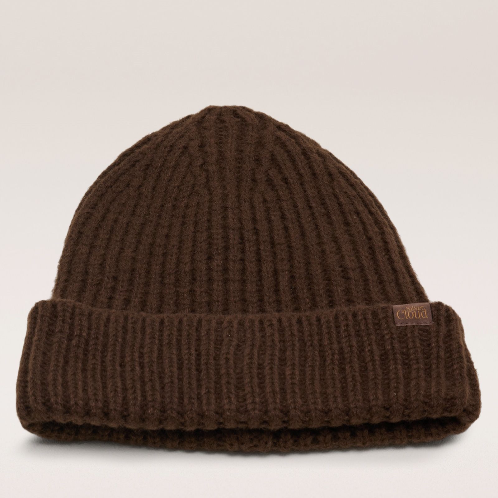 Silver Cloud Satin-Lined Beanie