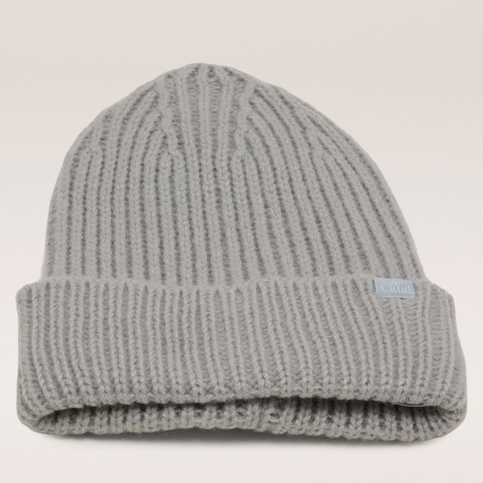 Silver Cloud Satin-Lined Beanie
