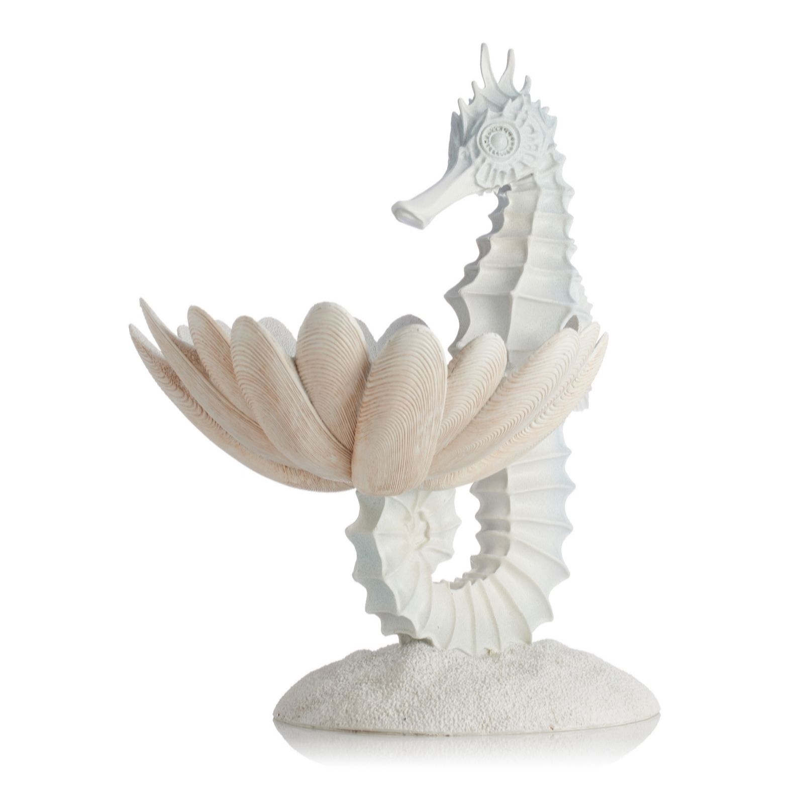 Outlet Garden Reflections Coastal Edit Seahorse Bird Bath