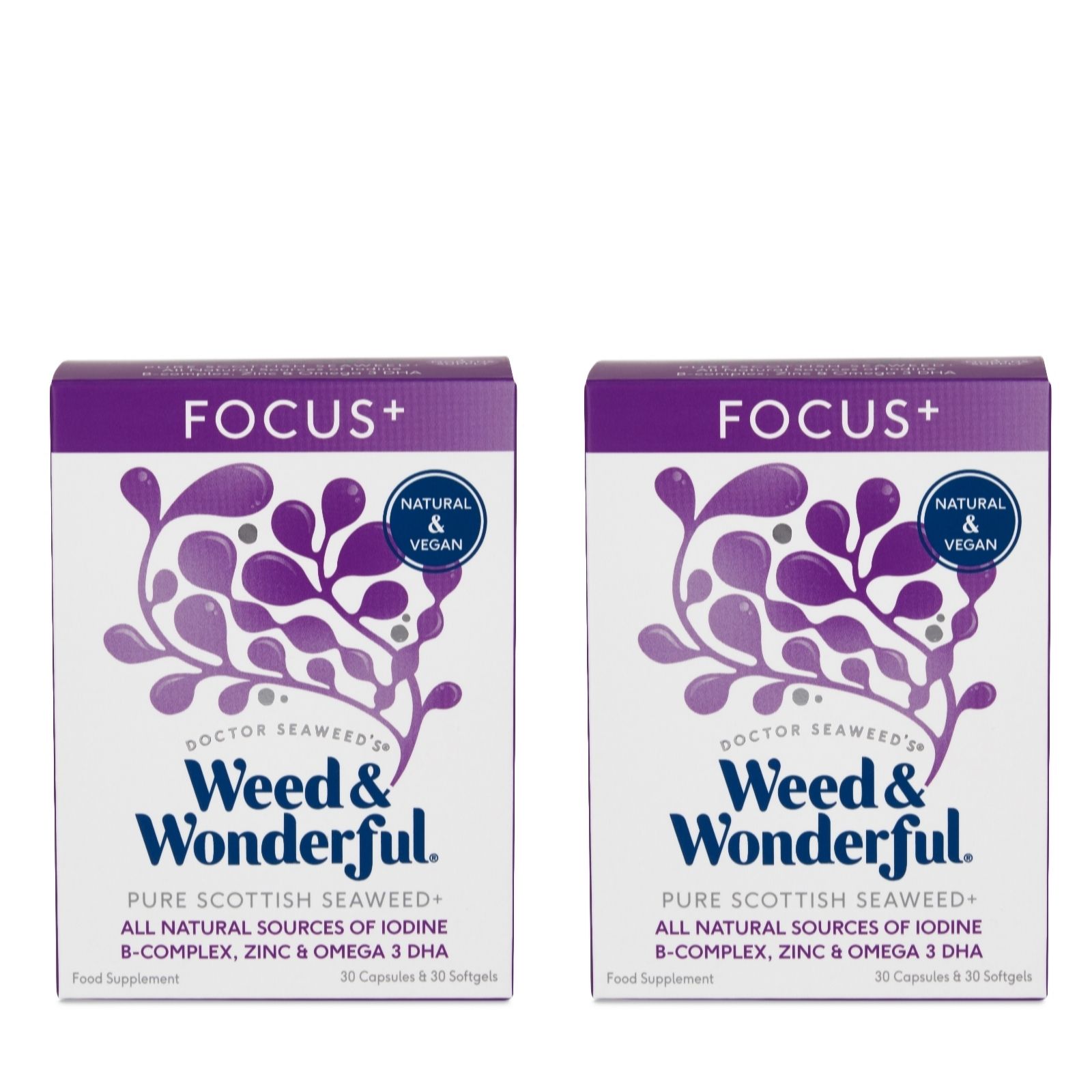Doctor Seaweed Focus+ Supplements 60 Day Supply