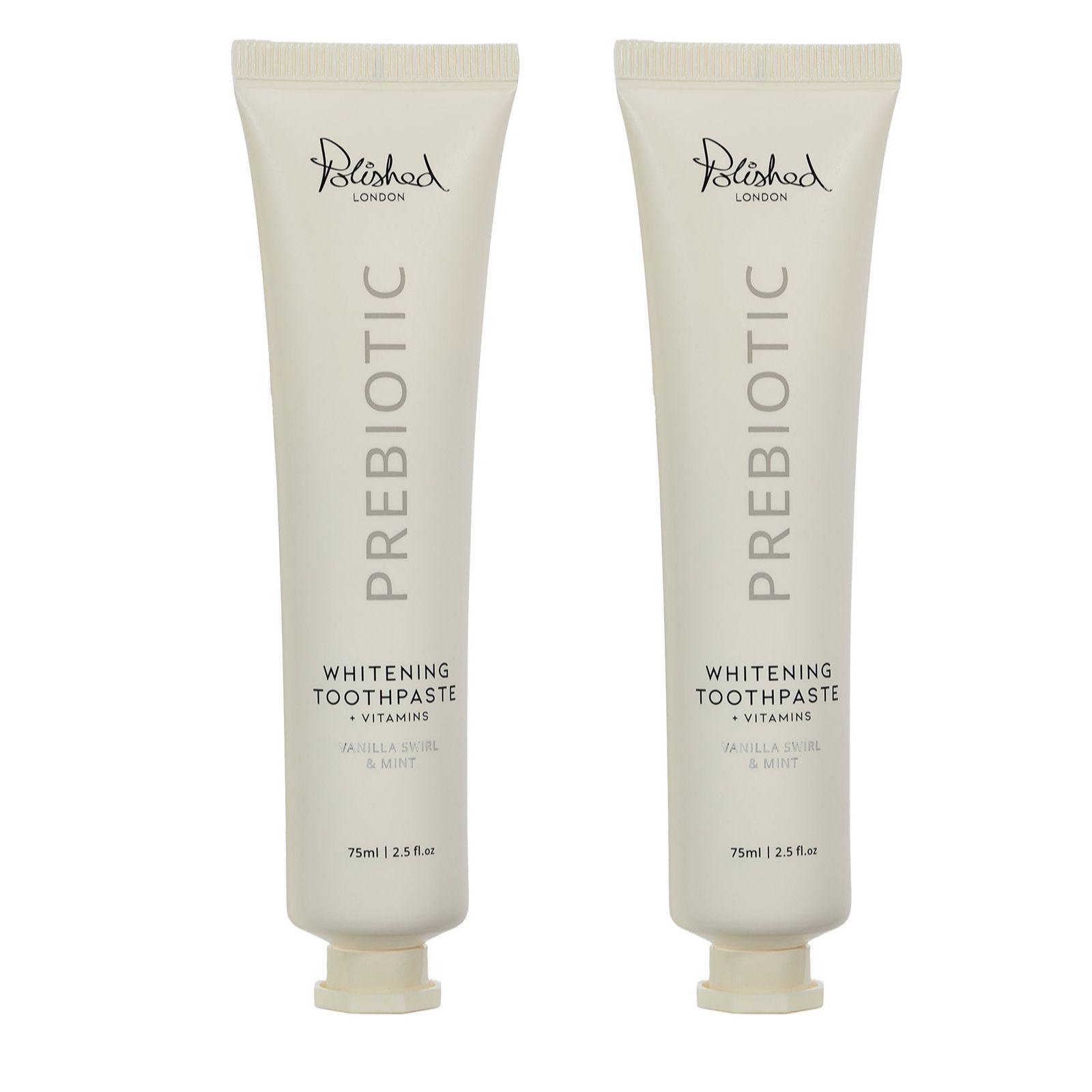 Polished London Prebiotic Whitening Toothpaste Duo