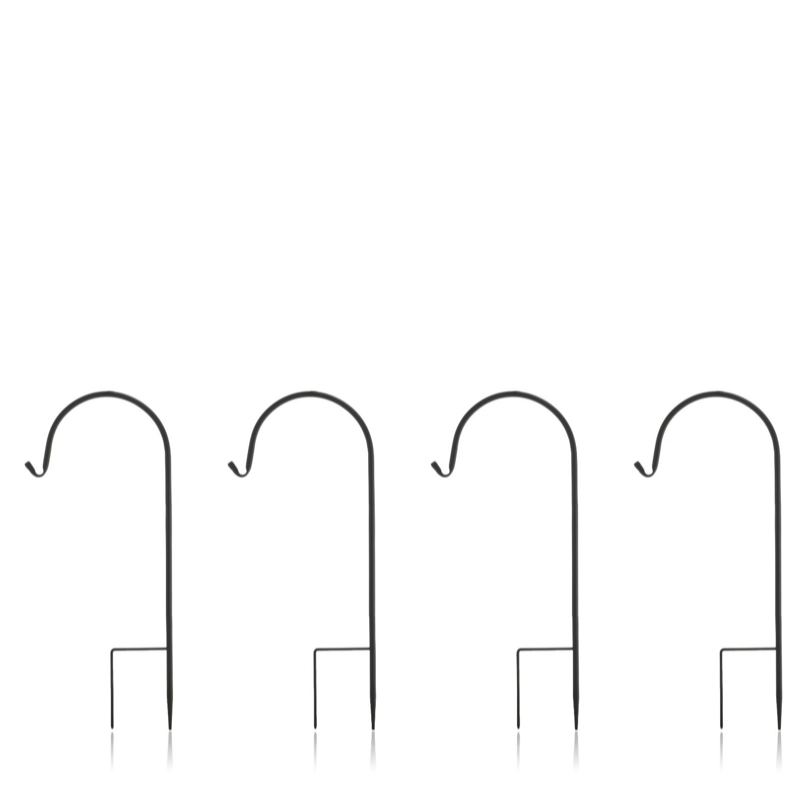 Outlet Garden Reflections Set of 4 60cm Shepherd Hooks