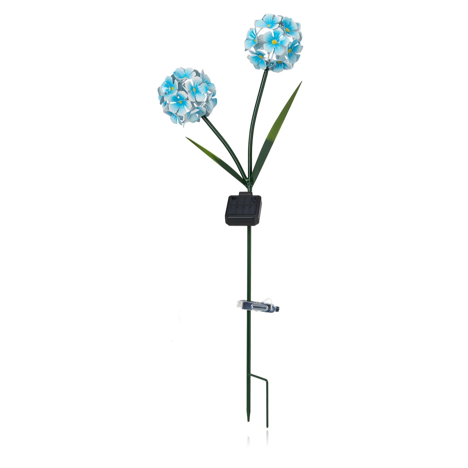 Garden Stories Solar Metal 2 Flower Stake Light 72.5cm