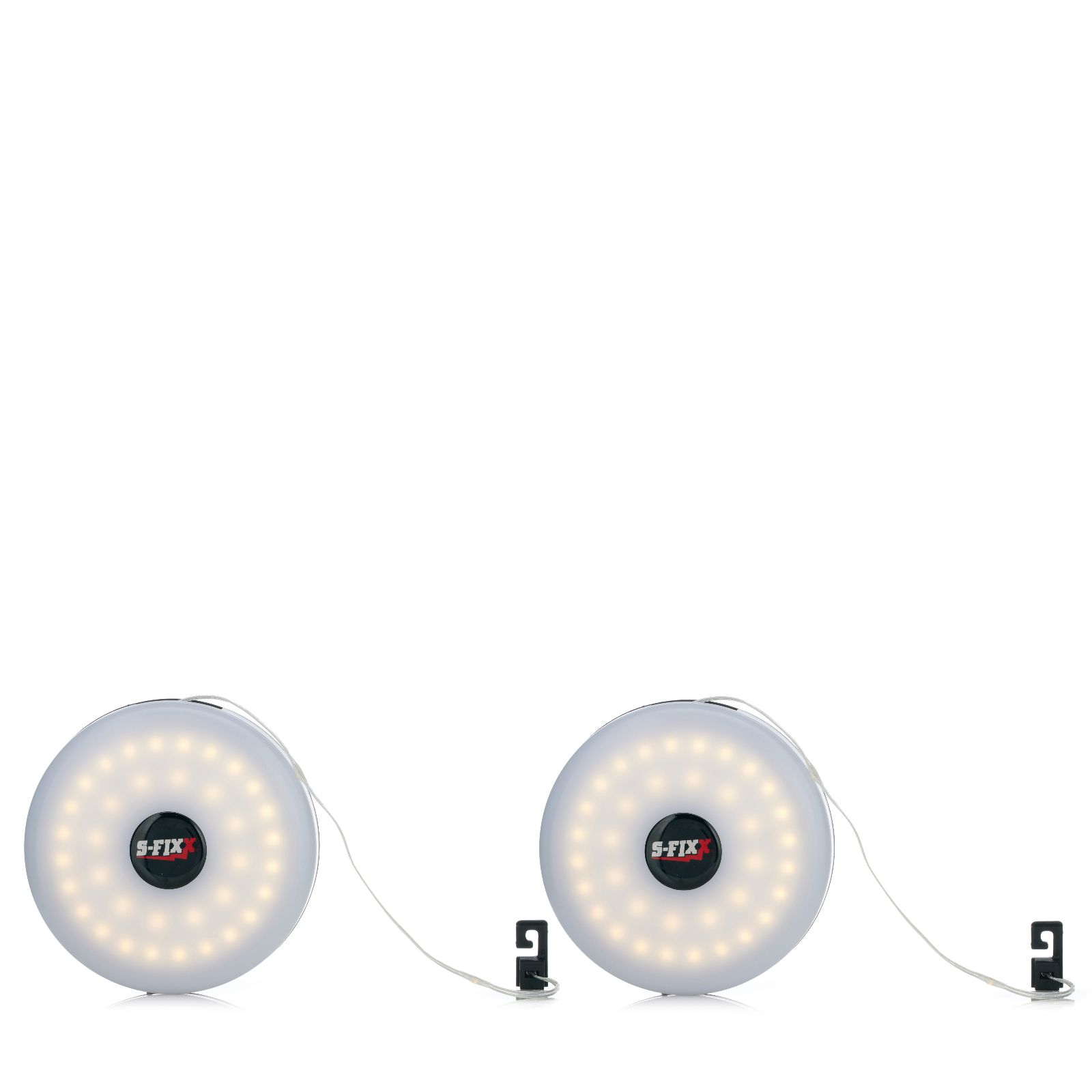 SFIXX 2x Rechargeable Retractable Camping Light Strands