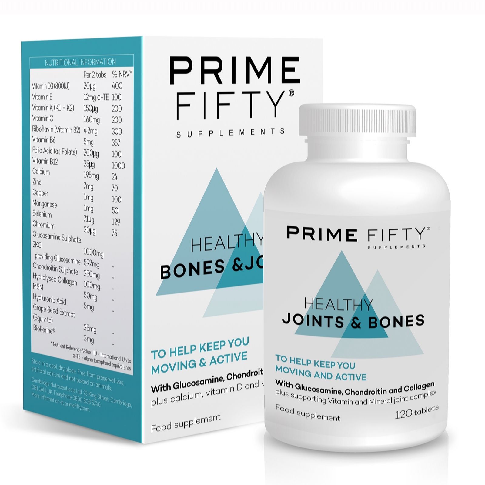 Prime Fifty Healthy Joints & Bones 8 Week Supply