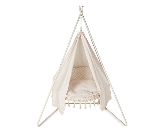 Innovators Bali Macrame Double Hanging Chair with Water Repellent