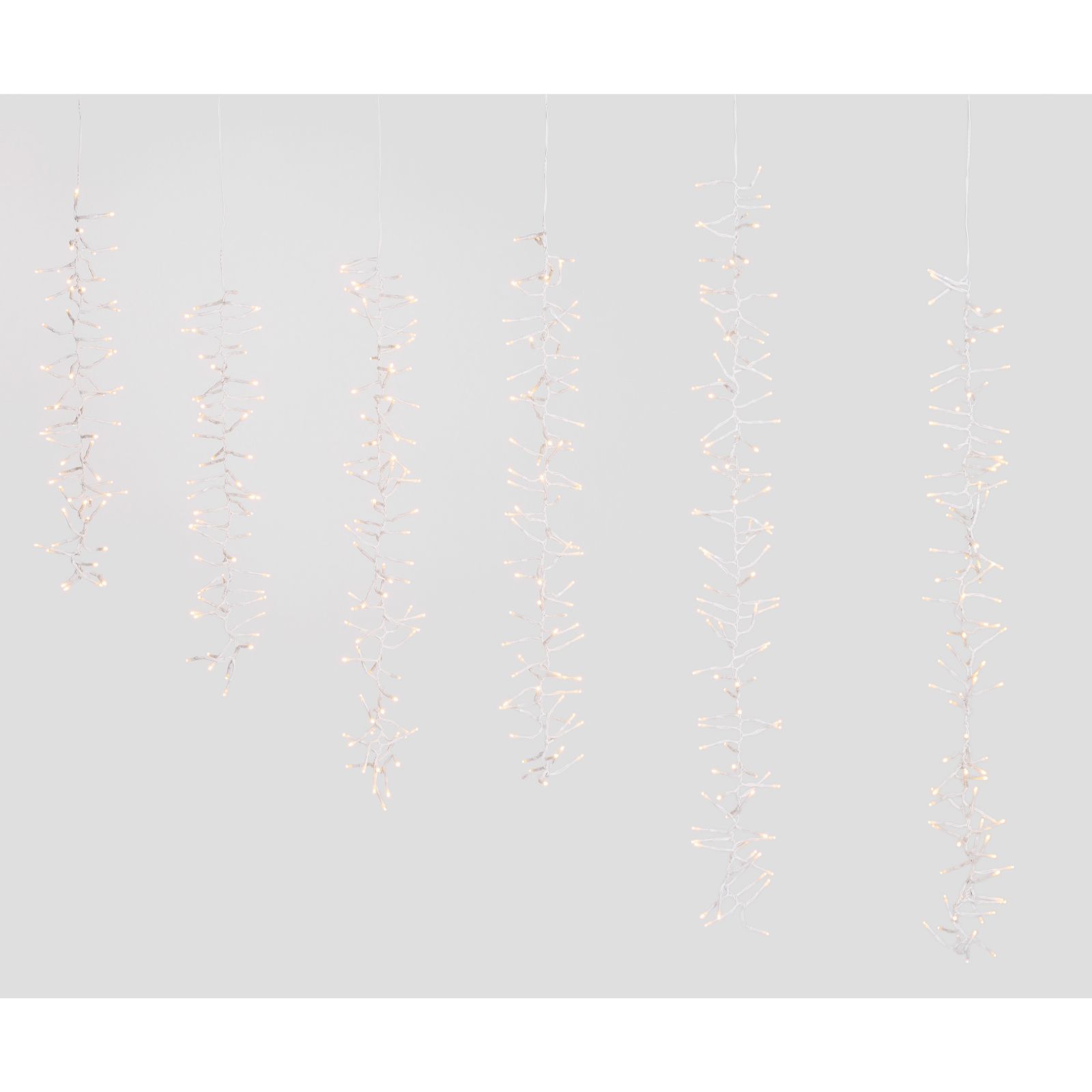 Home Stories Indoor Outdoor Microdot 6 Drop Cluster Light Strand