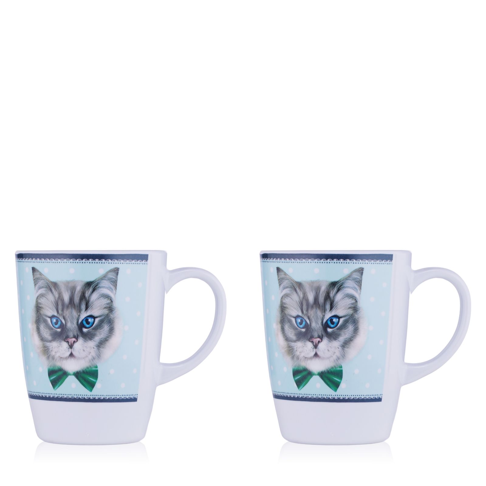 Rosa Lifestyle Set of 2 Single Handed Mugs