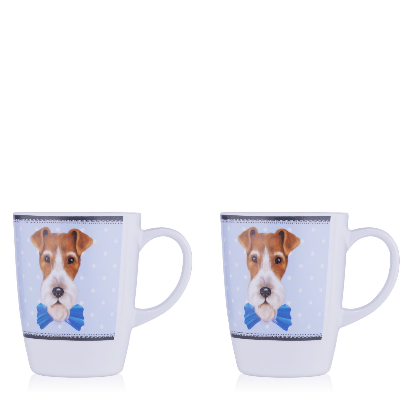 Rosa Lifestyle Set of 2 Single Handed Mugs