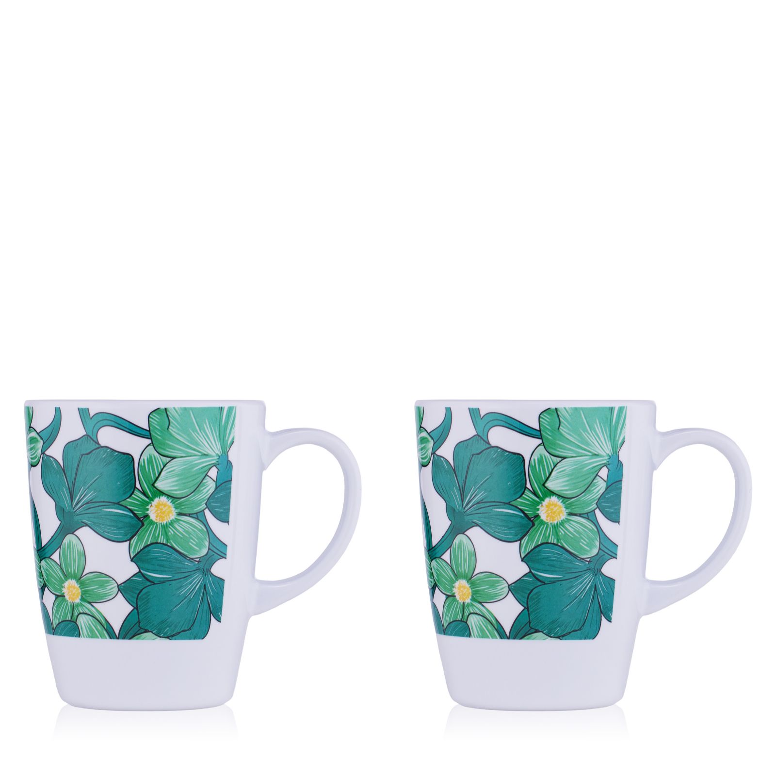 Rosa Lifestyle Set of 2 Single Handed Mugs