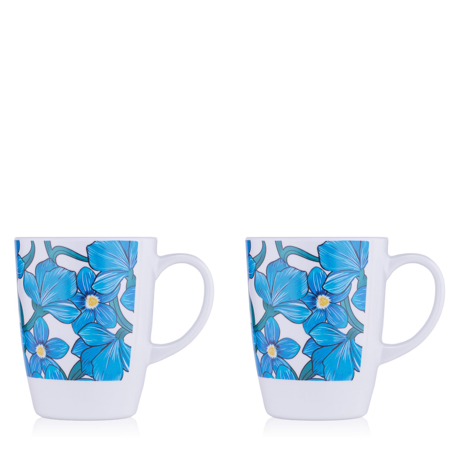 Rosa Lifestyle Set of 2 Single Handed Mugs
