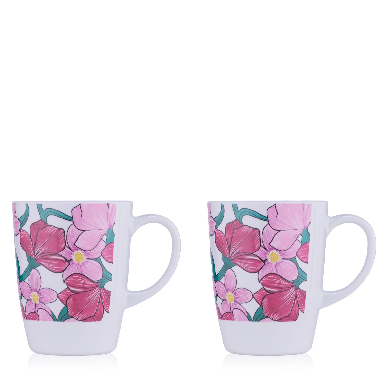 Rosa Lifestyle Set of 2 Single Handed Mugs