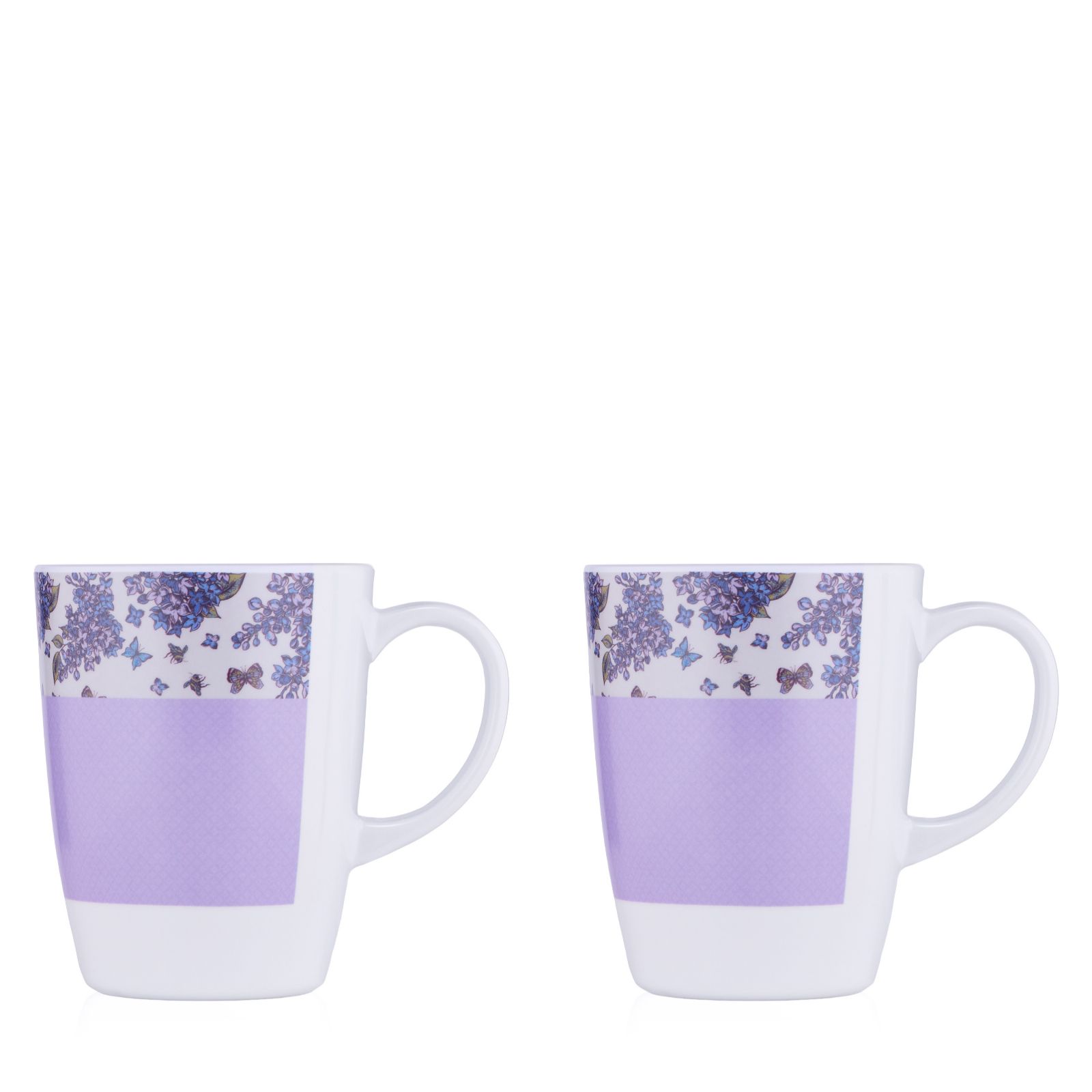 Rosa Lifestyle Set of 2 Single Handed Mugs