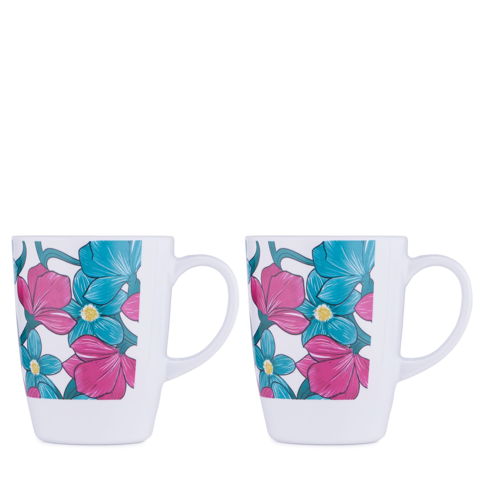 Rosa Lifestyle Set of 2 Single Handed Mugs