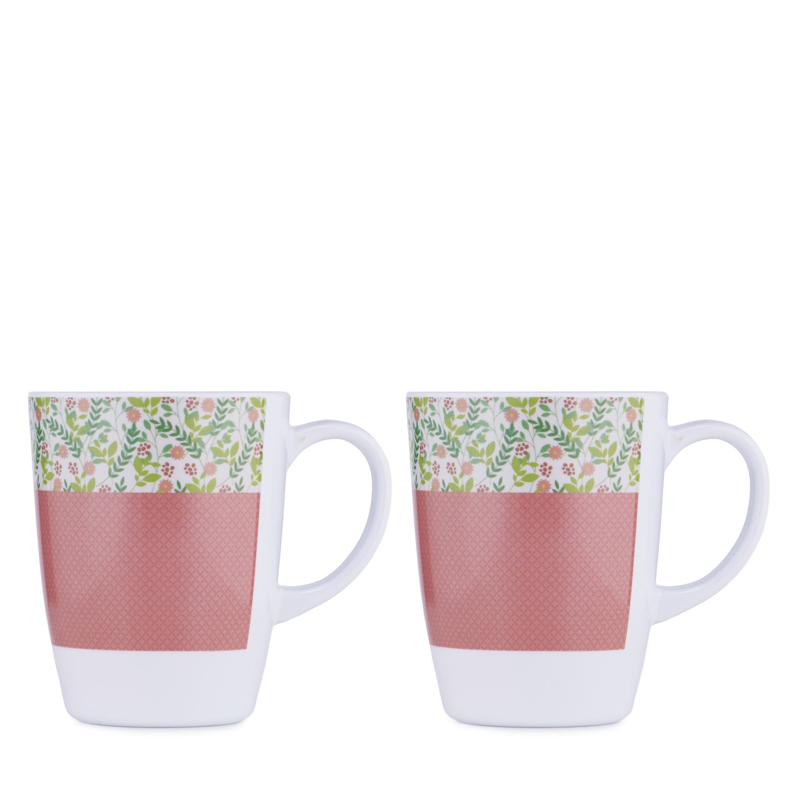 Rosa Lifestyle Set of 2 Single Handed Mugs