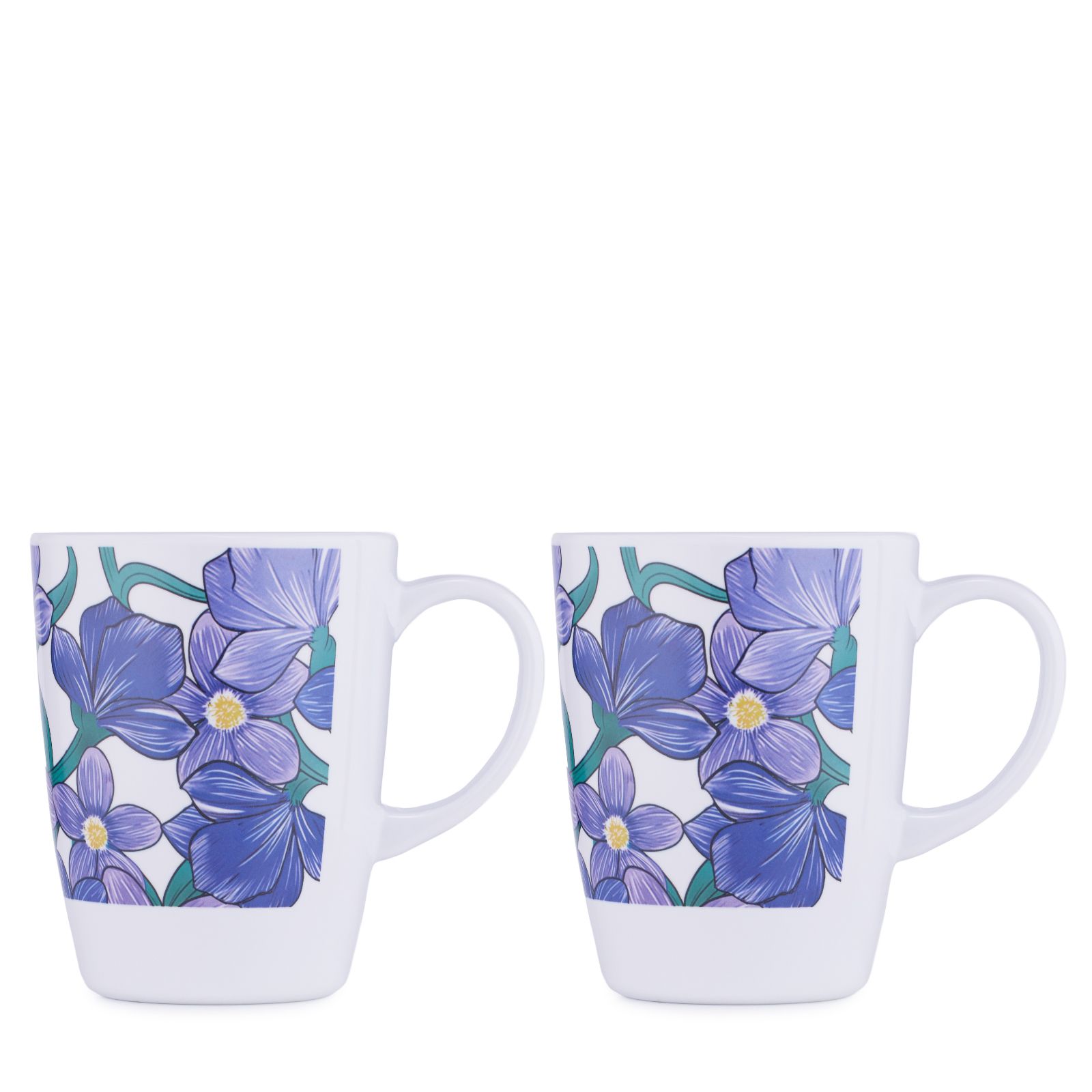 Rosa Lifestyle Set of 2 Single Handed Mugs