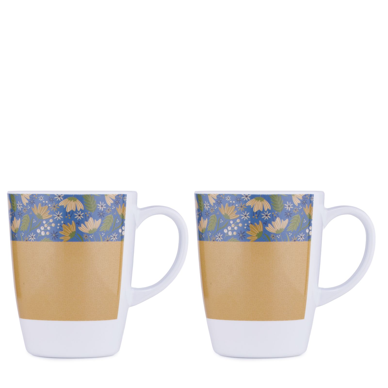 Rosa Lifestyle Set of 2 Single Handed Mugs