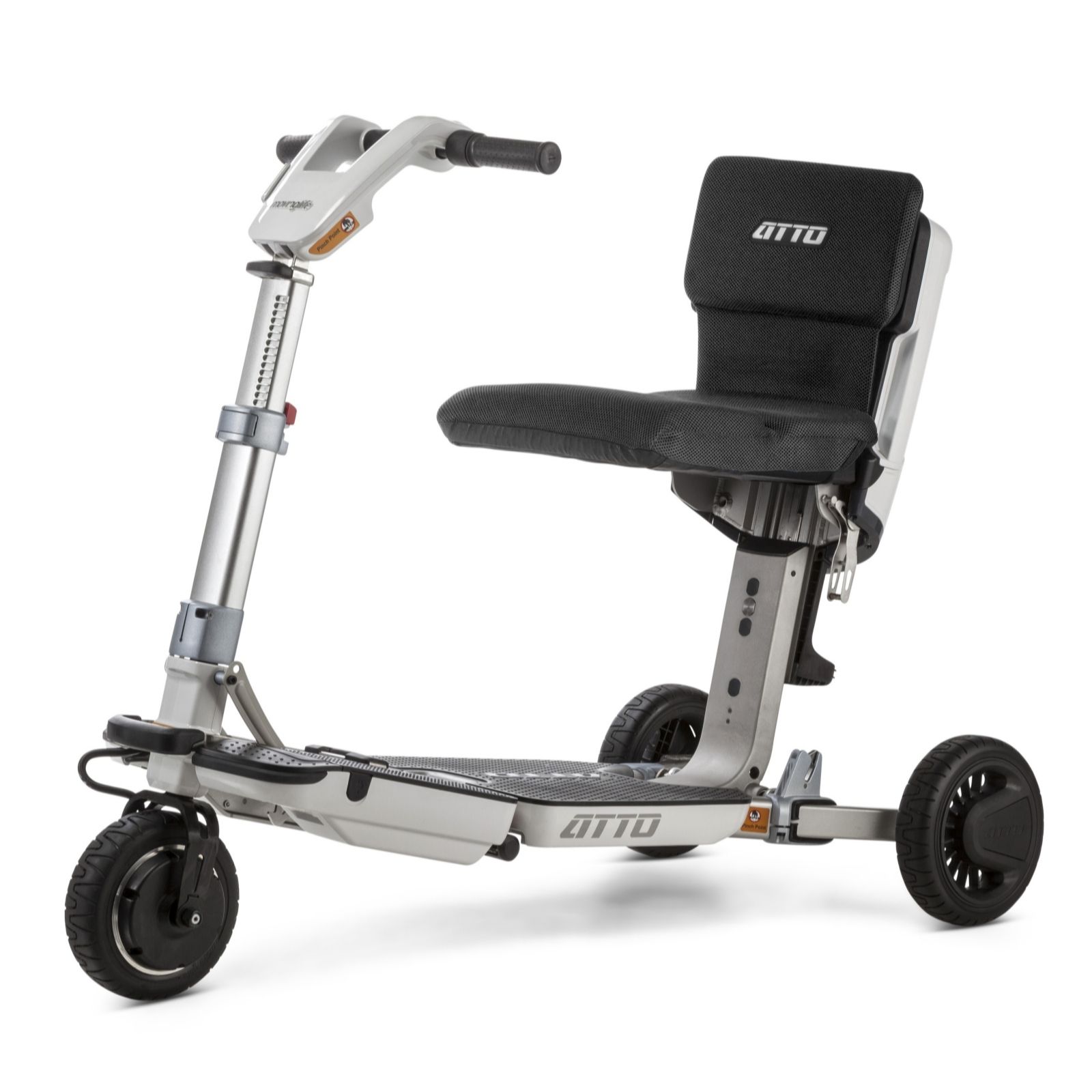 atto compact mobility scooter with travel kit