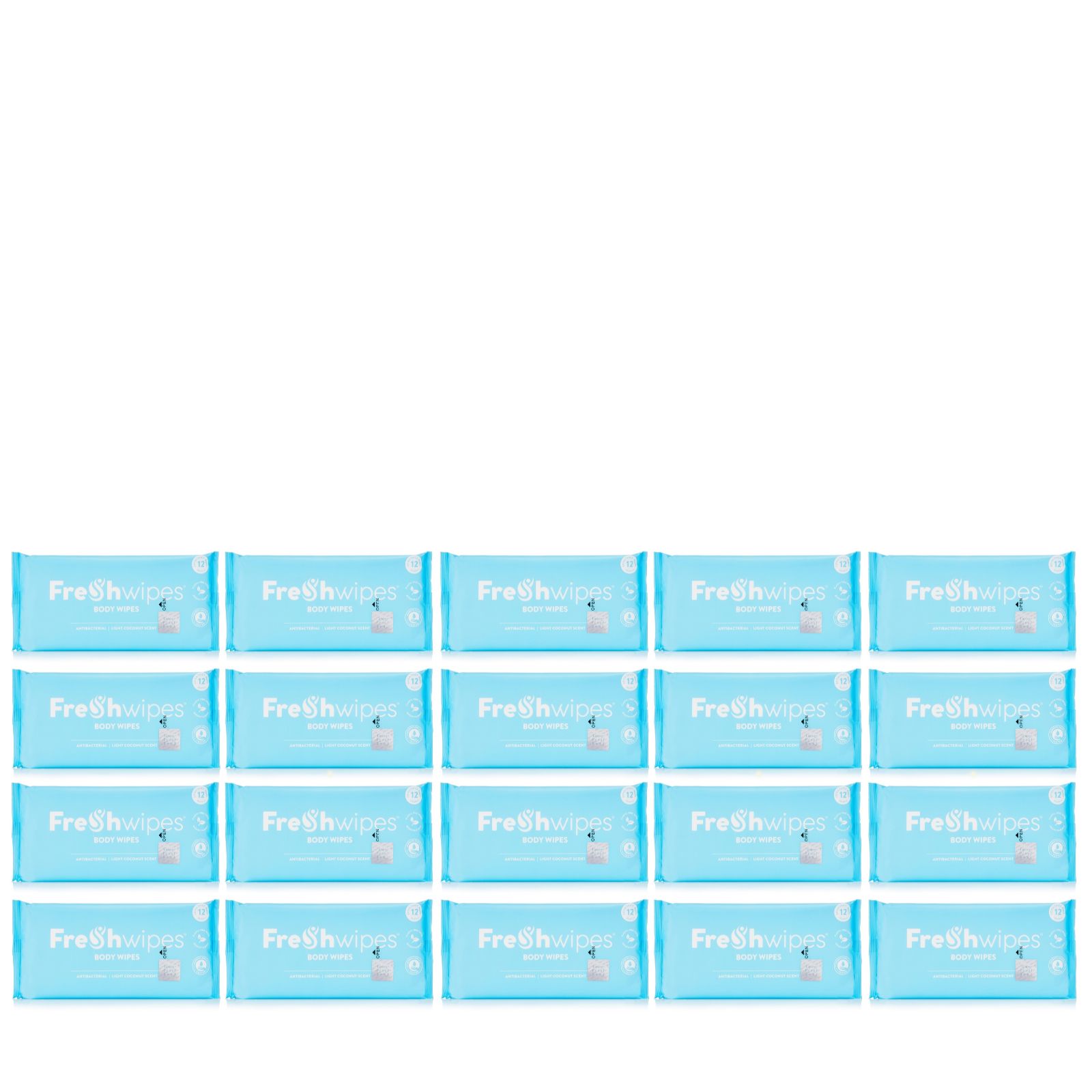 FreshWipes Body Wipes Set of 20 Packs