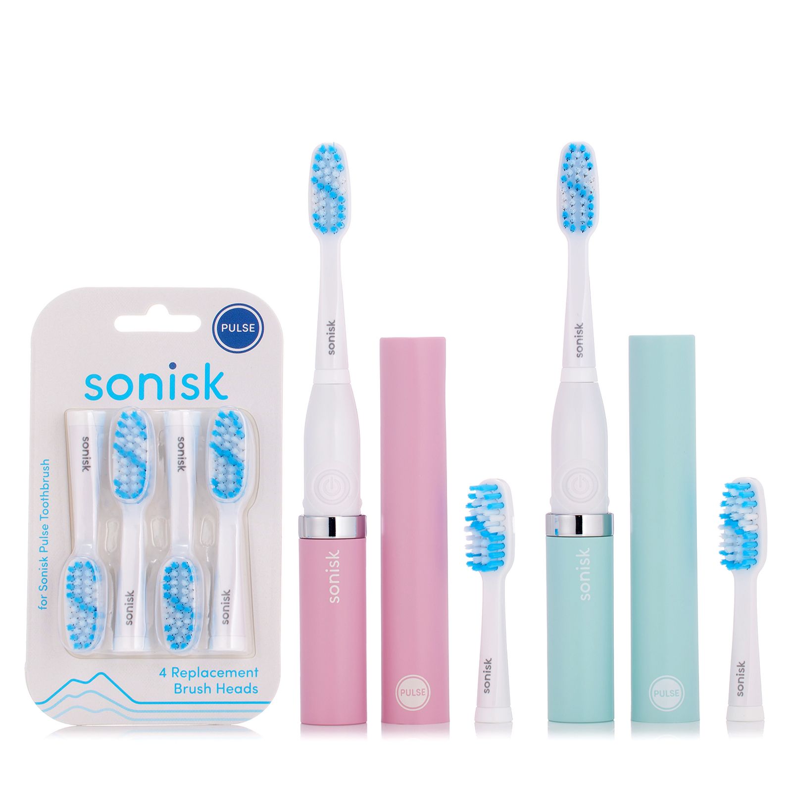 Sonisk Pulse Sonic Toothbrush Travel Set