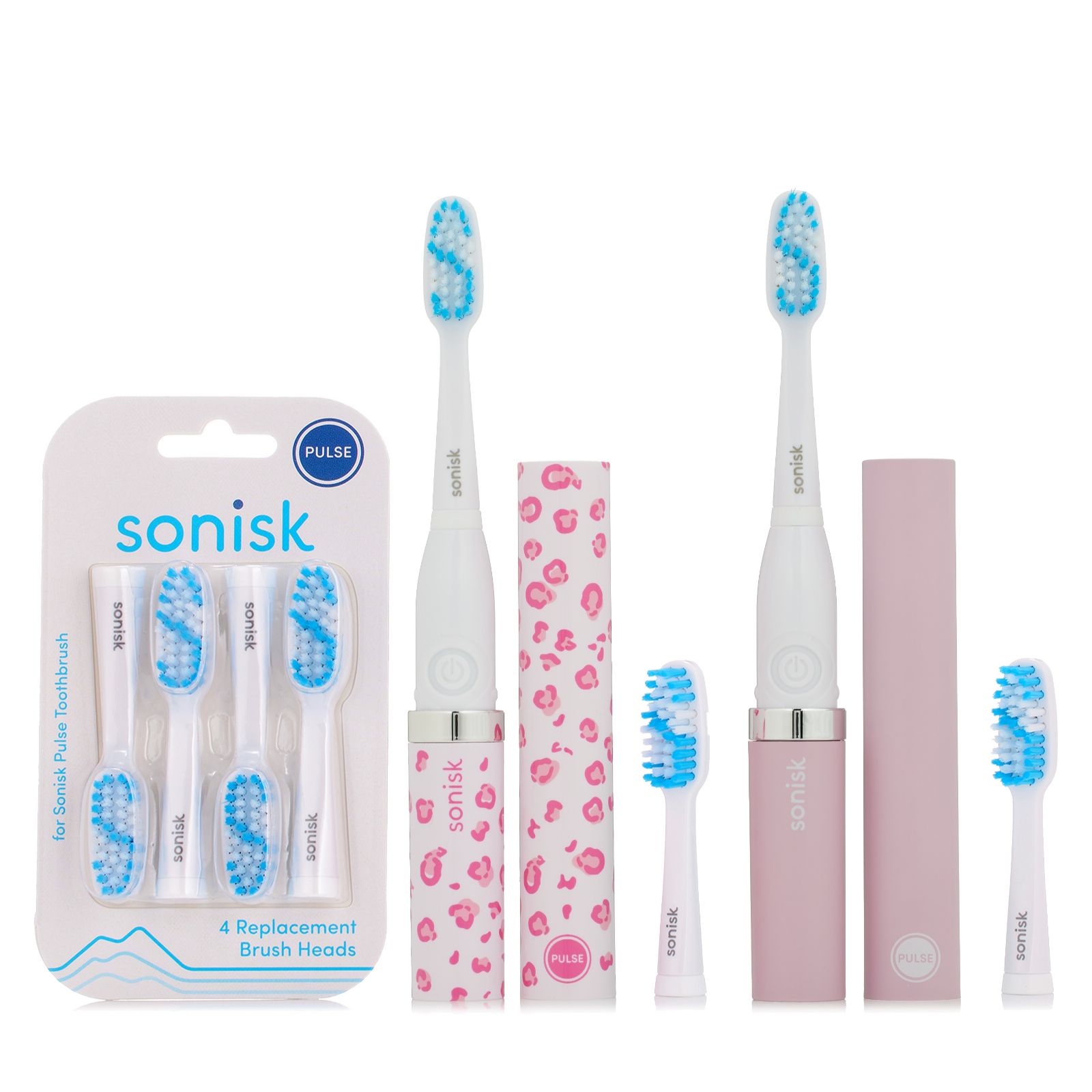 Sonisk Pulse Sonic Toothbrush Travel Set