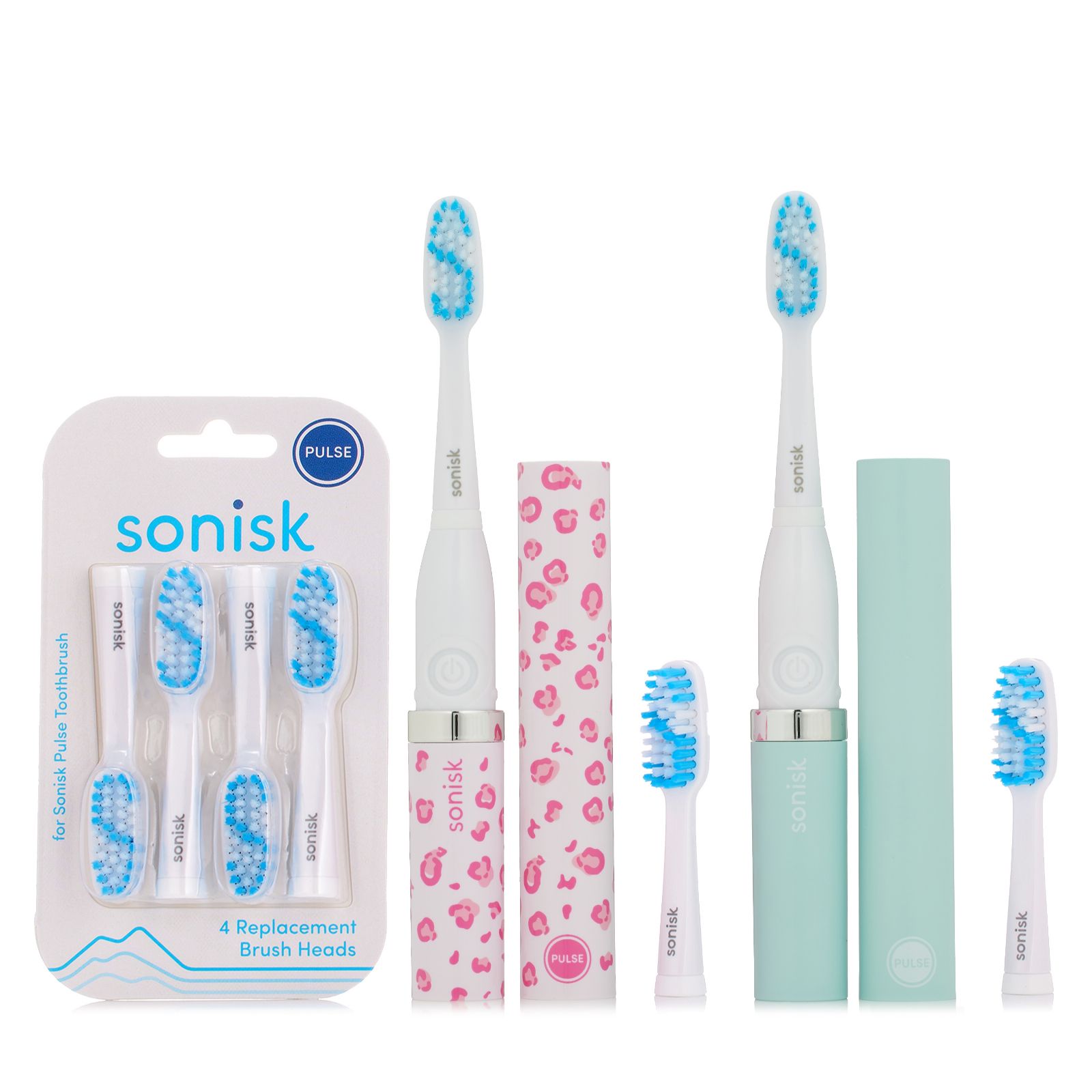 Sonisk Pulse Sonic Toothbrush Travel Set