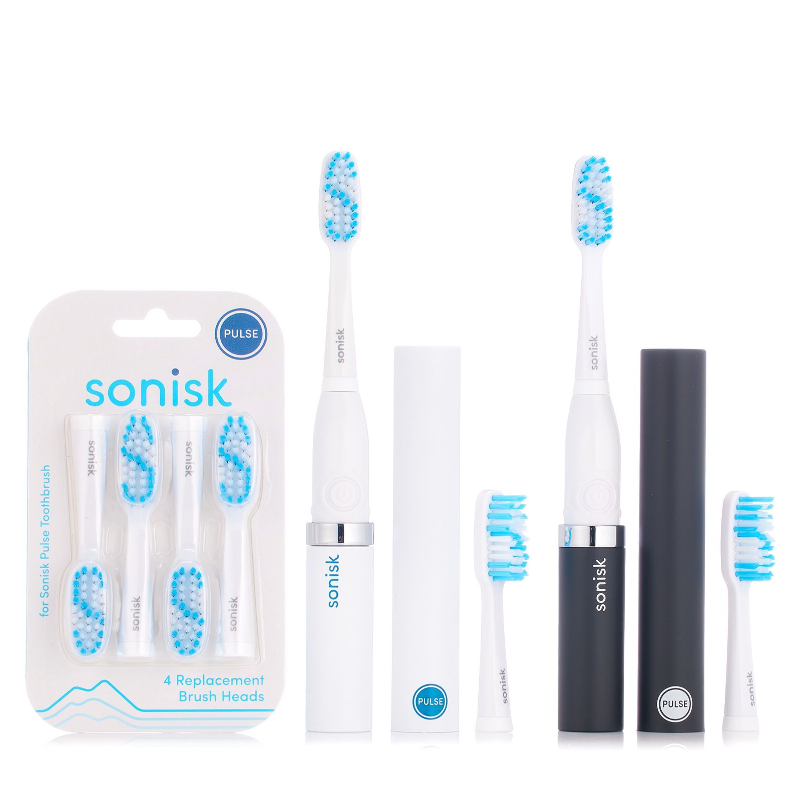 Sonisk Pulse Sonic Toothbrush Travel Set