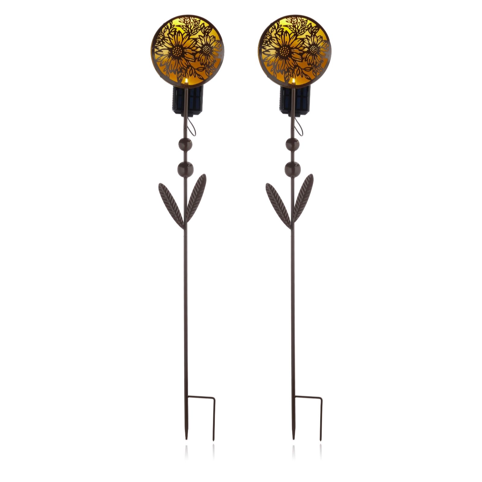 Garden Stories Colour Splash Sunflower 80cm Stake Lights