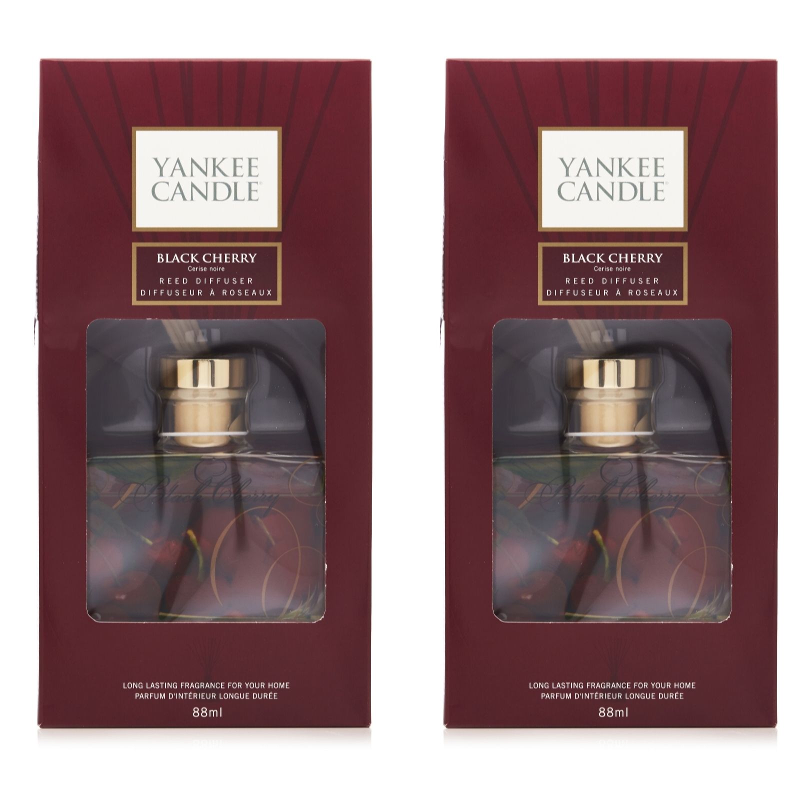 Outlet Yankee Candle Set of 2 Reed Diffusers QVC UK