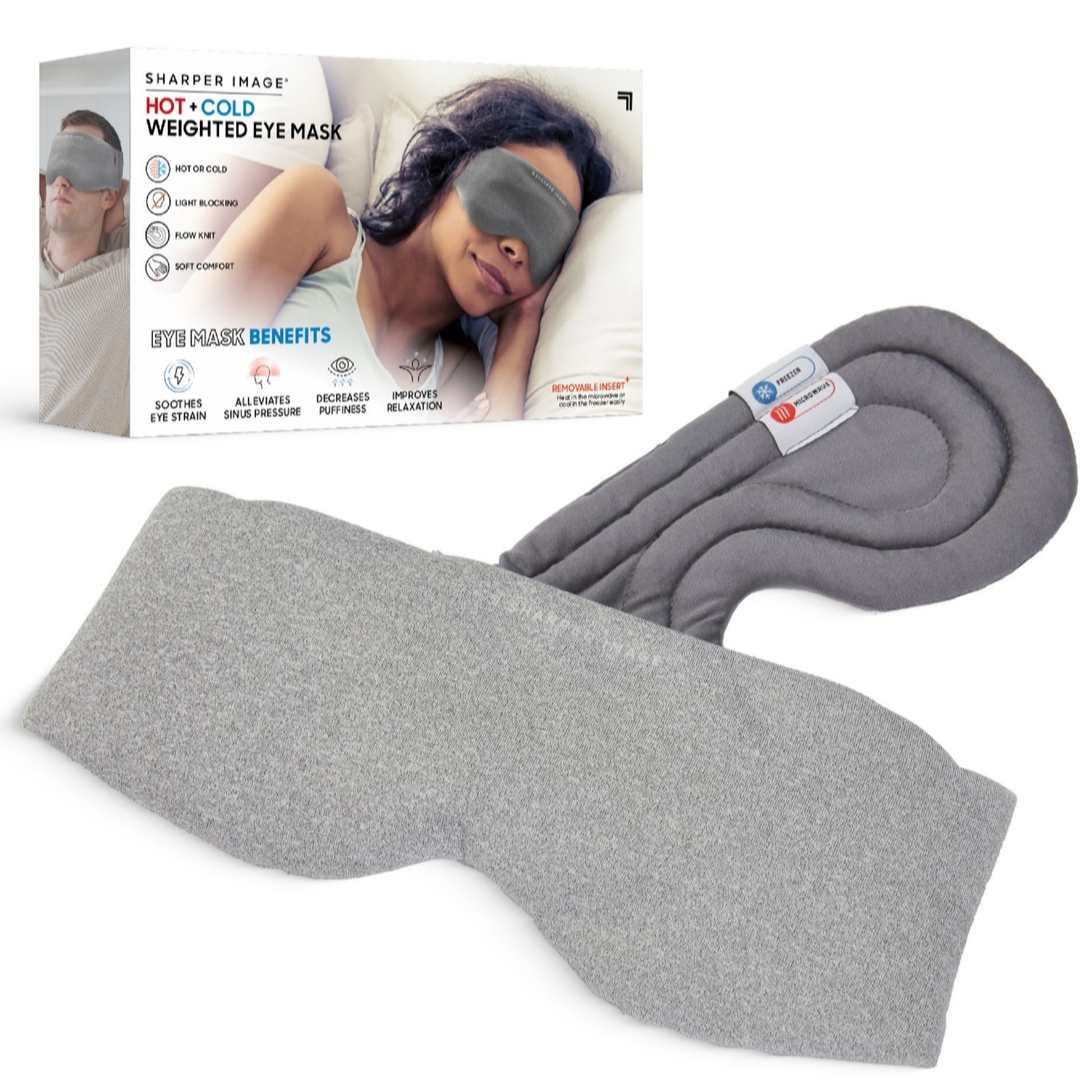 Sharper Image Hot & Cold Weighted Eye Mask