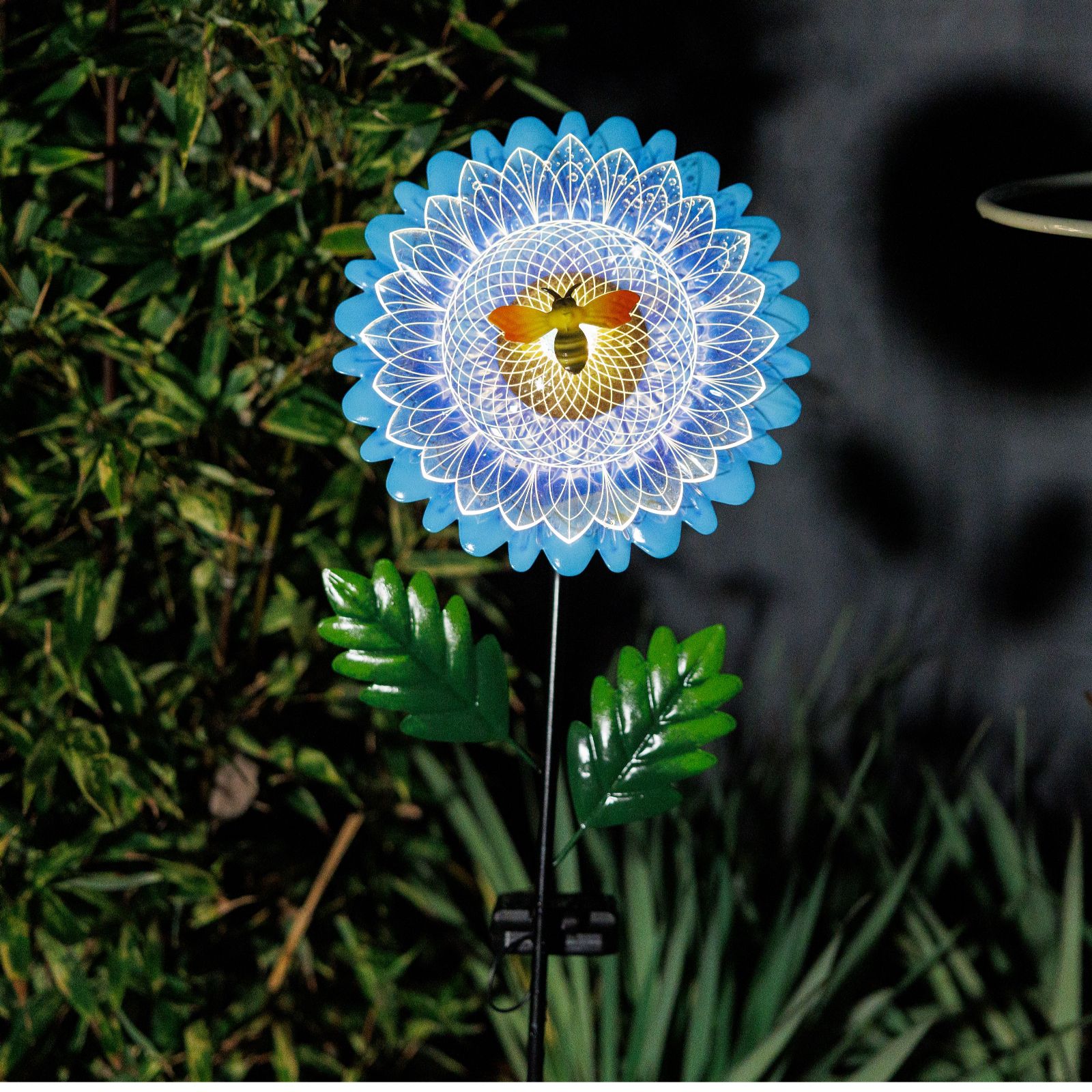 Garden Stories Colour Splash Set of 2 Fibre Lit Flower Stakes