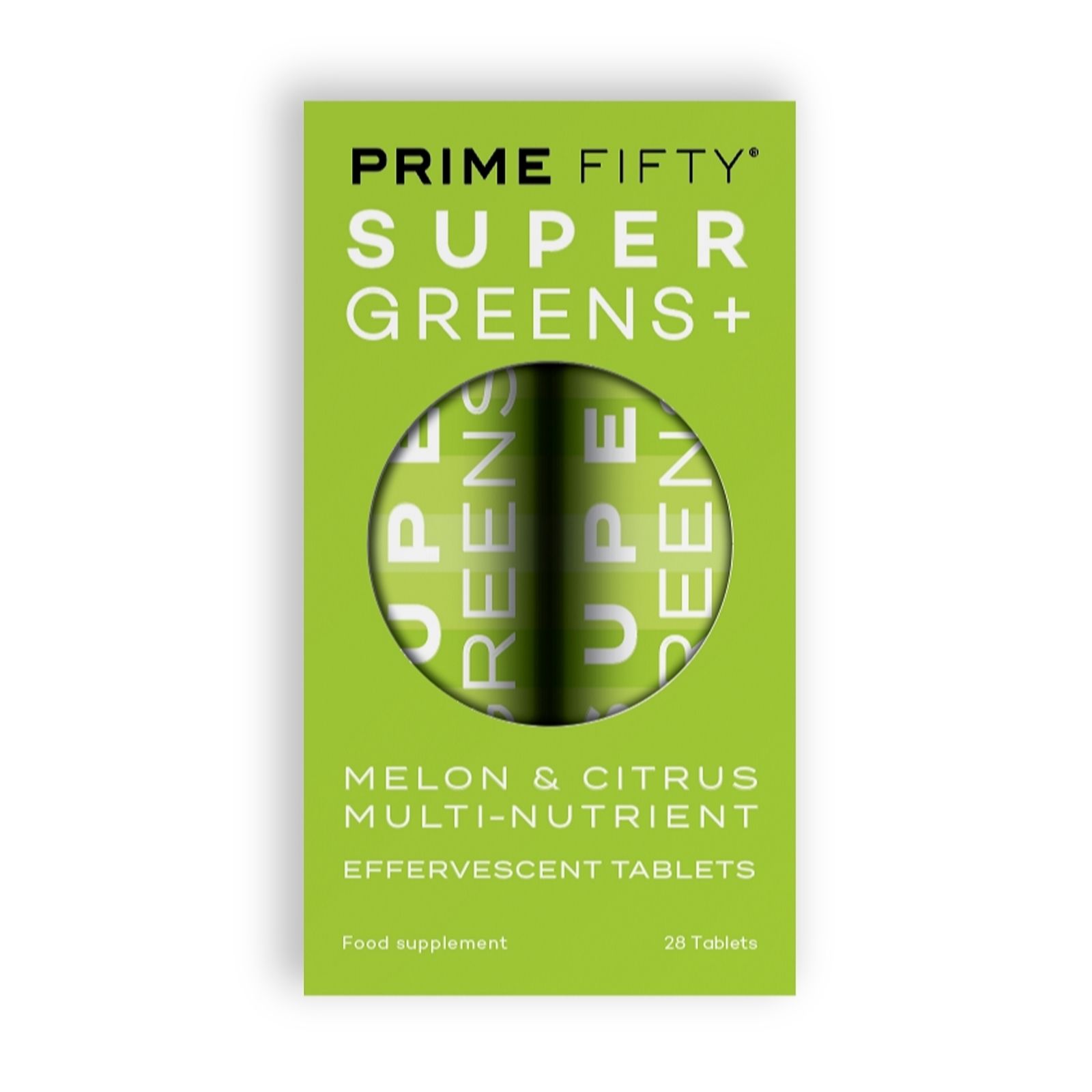 Prime Fifty Super Greens 12 Week Supply with Bottle