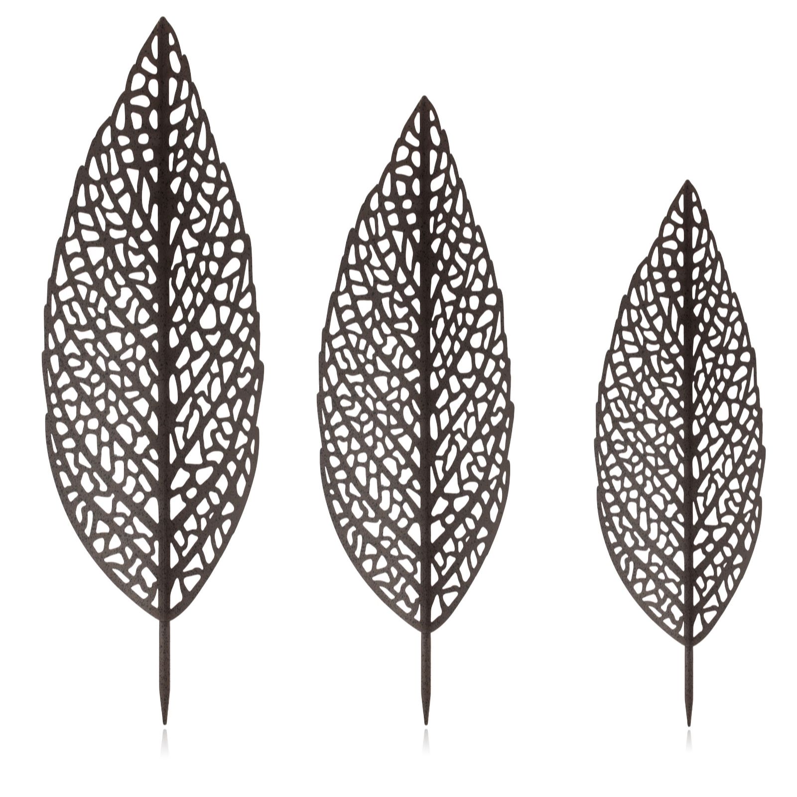 Garden Stories Rustic Set of 3 Leaf Screens