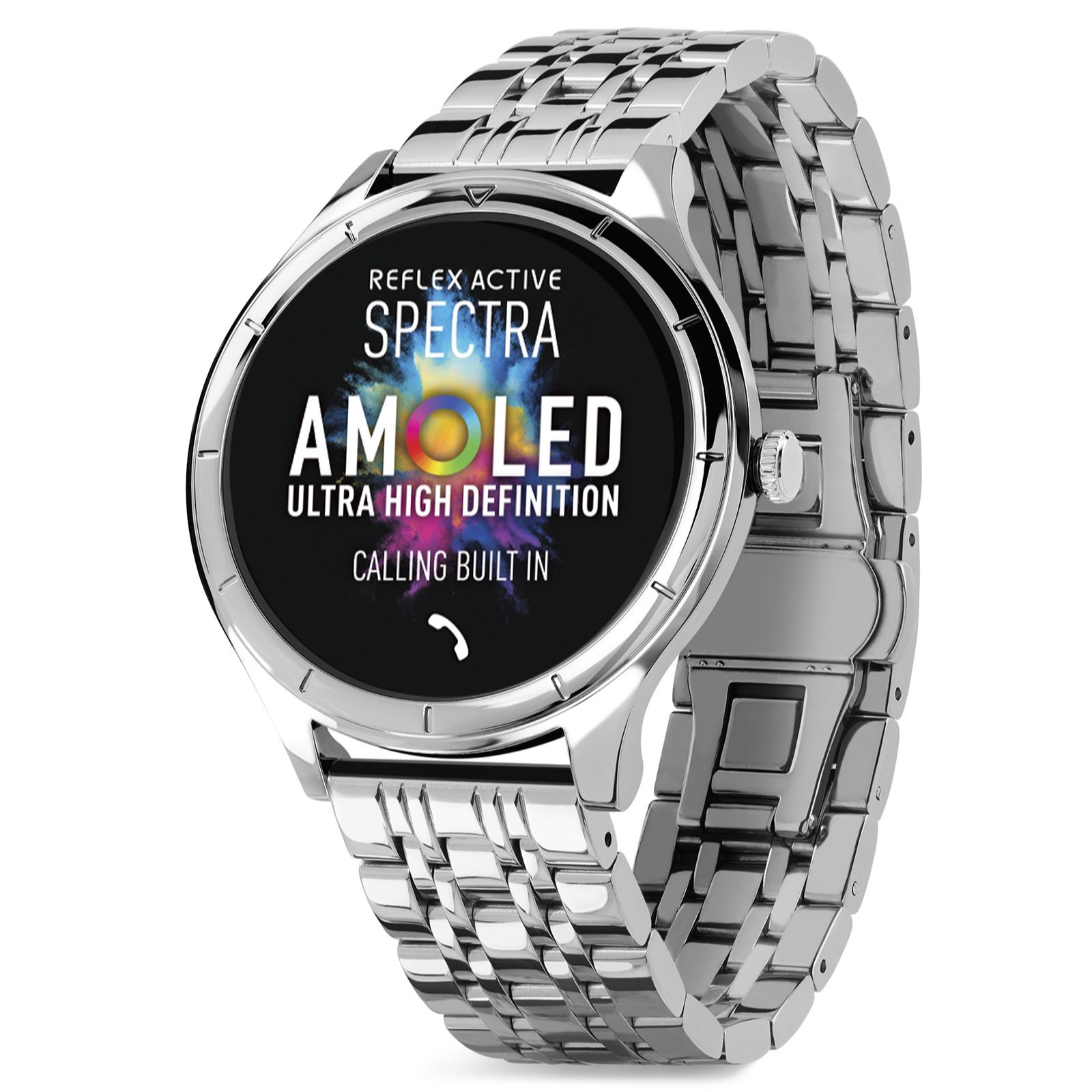 Reflex Active Spectra AMOLED Smart Watch with Stainless Steel Bracelet